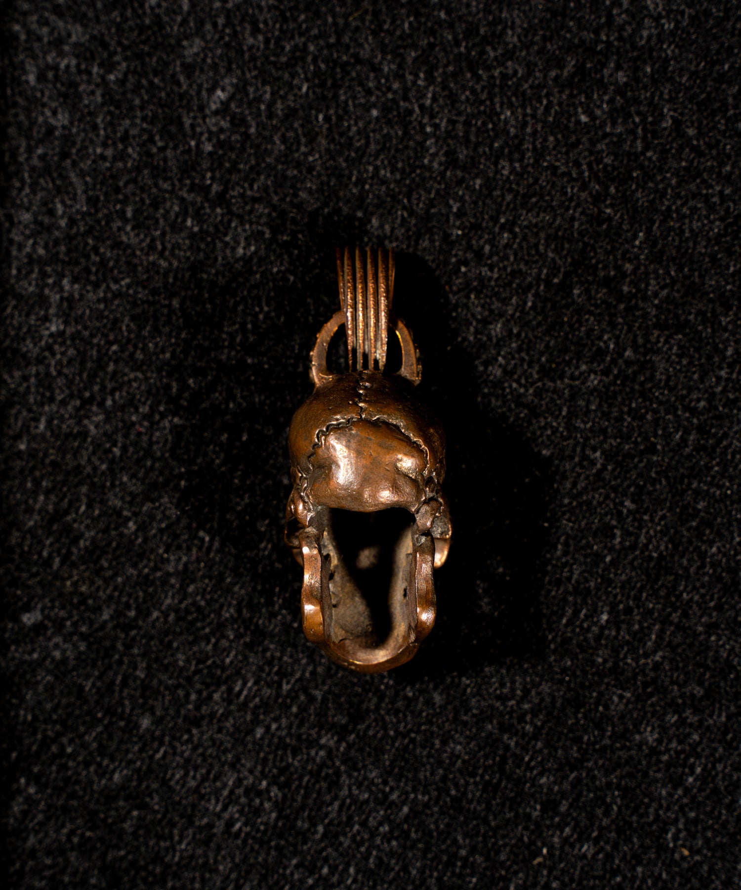 JUNK SMITH (ジャンクスミス)Good Luck Skull Head Pendant 【Copper alloy】