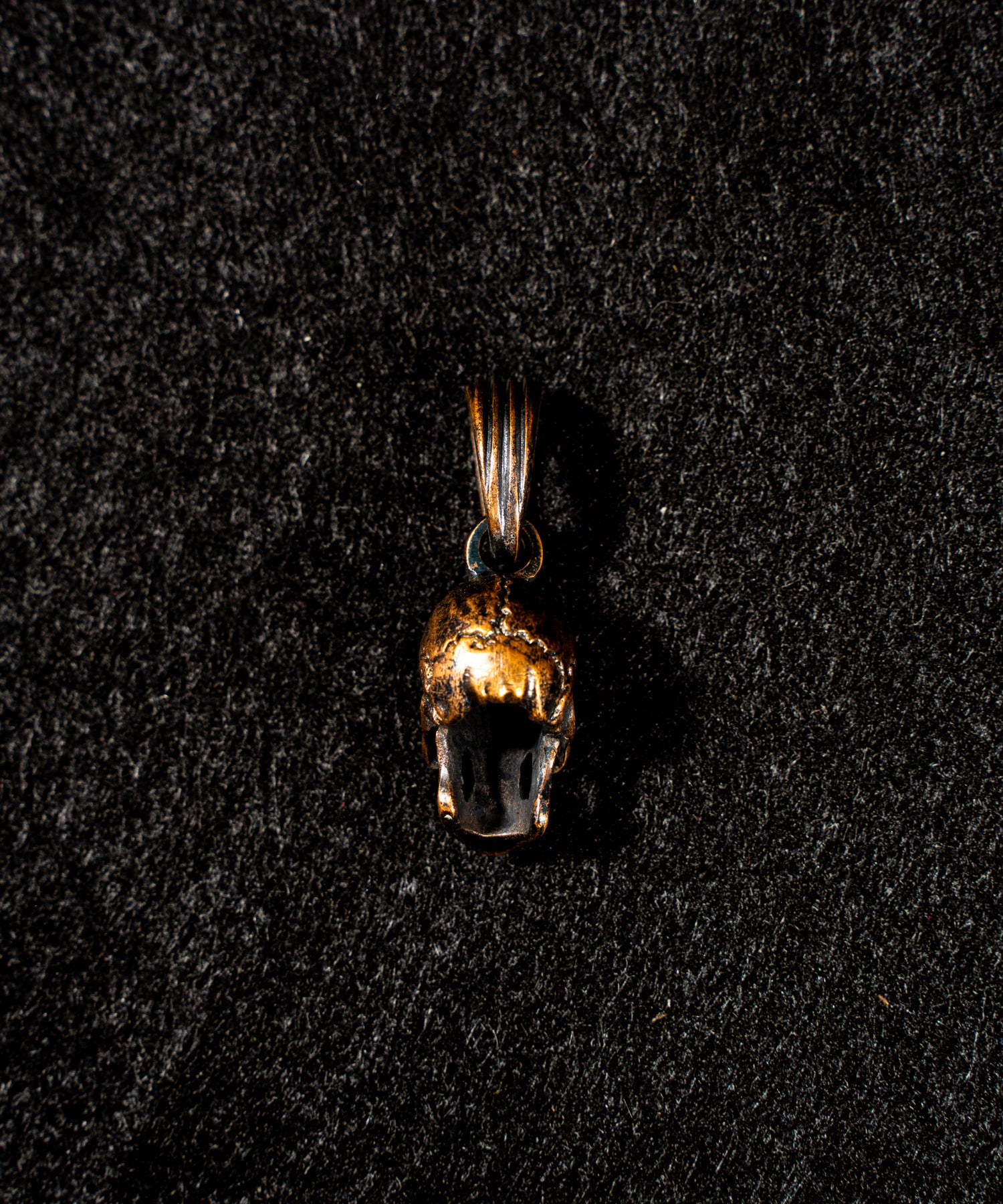 JUNK SMITH (ジャンクスミス)Funky Skull Head Pendant 【Copper alloy】