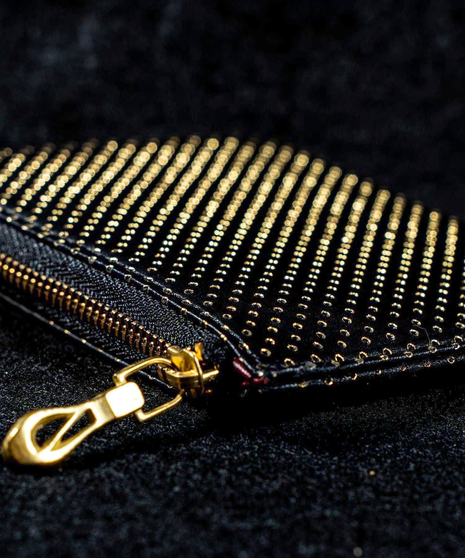 Bennu(ベンヌ)Heavy weight Cow Punching Card key Case / Gold