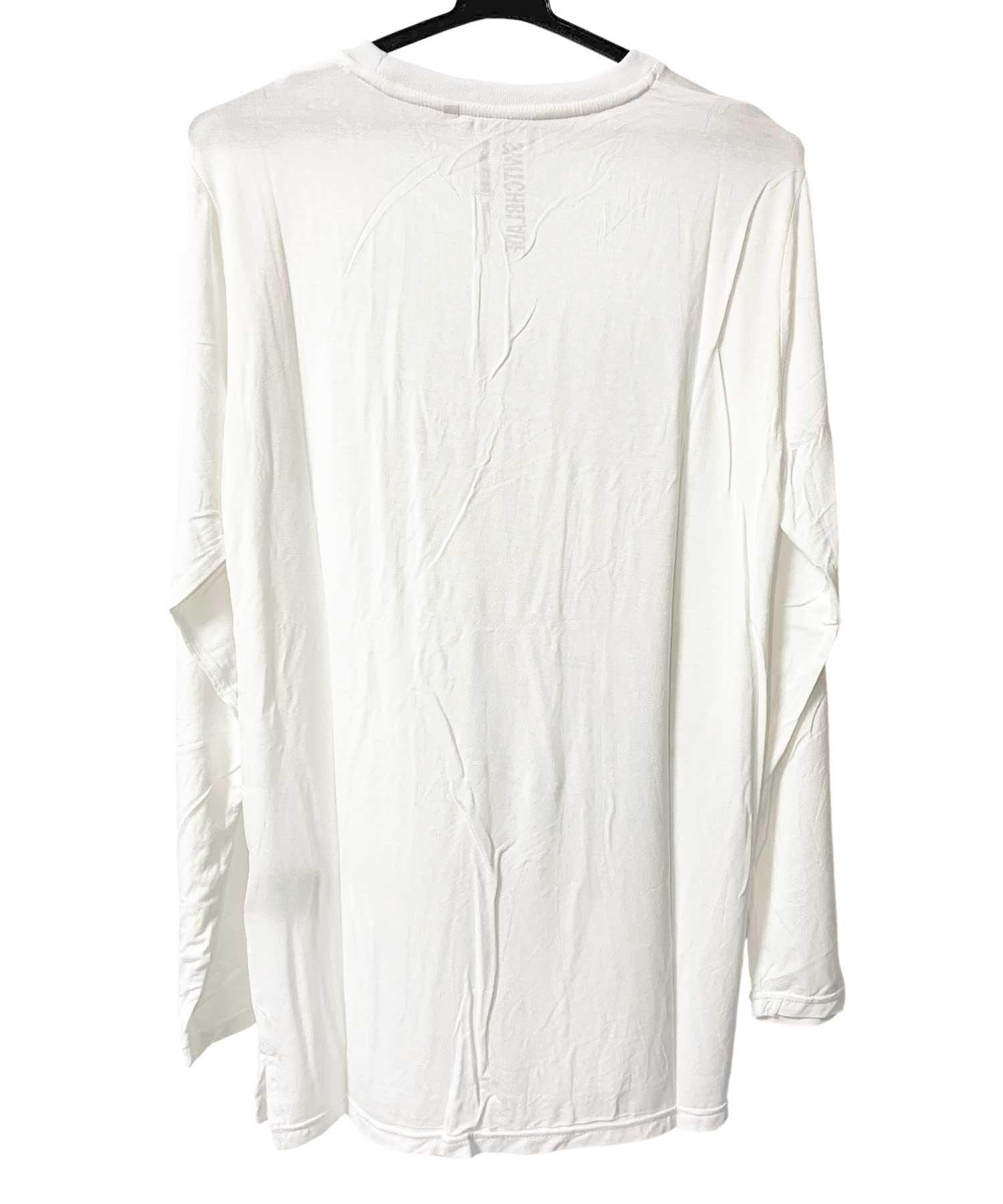 SWITCHBLADE(スイッチブレード)WALL PRINT L/S TEE【WHITE】