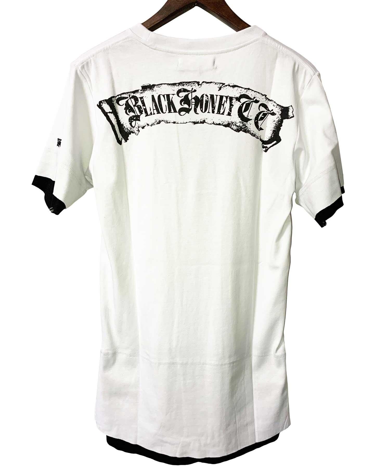 BLACK HONEY CHILI COOKIE(ブラックハニーチリクッキー)Pirate Ship Tee 【White】