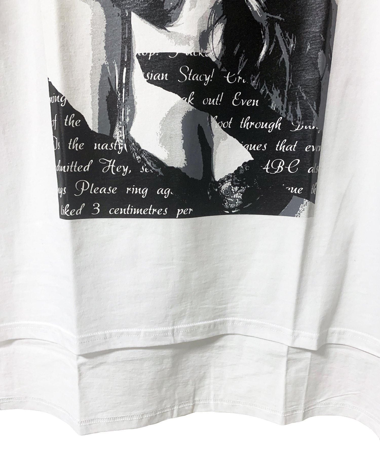 ys Yuji SUGENO (イース ユウジ スゲノ)Hemstep Big T/Girl【WHITE】