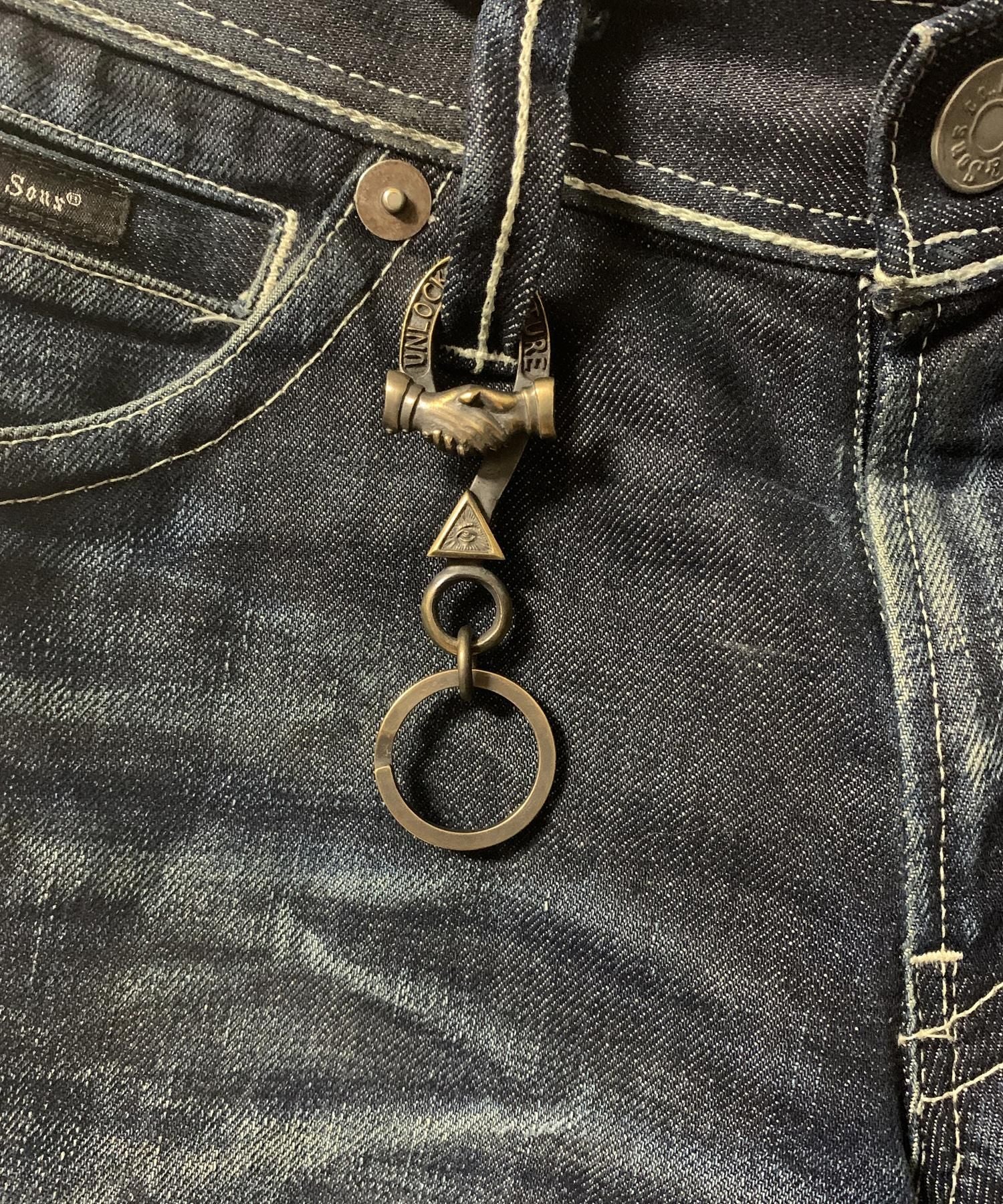【受注生産】ROSH (ロッシュ)Shake Hands Short Key chain