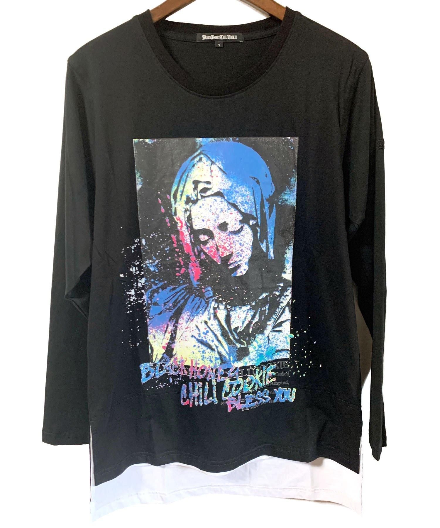 BLACK HONEY CHILI COOKIE(ブラックハニーチリクッキー)Saint Mary L/S Tee【Black】
