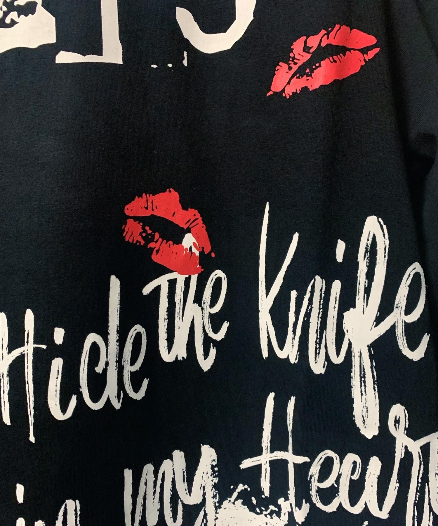 SWITCHBLADE (スイッチブレード)SPRAY GRAPHICS L/S TEE 【BLACK】