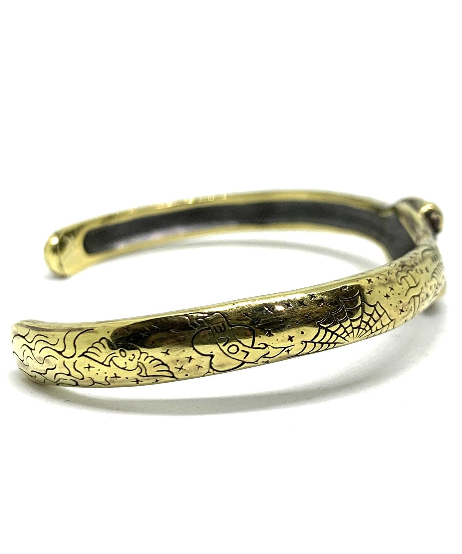 【受注生産】ROSH (ロッシュ)Shake Hands Bangle Brass