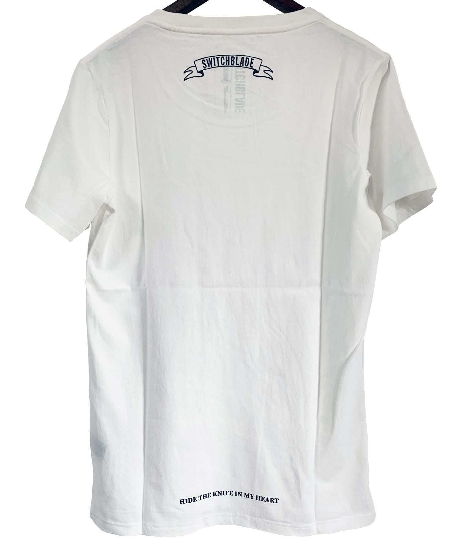 SWITCHBLADE (スイッチブレード) H.K.M.H TEE 【WHITE】