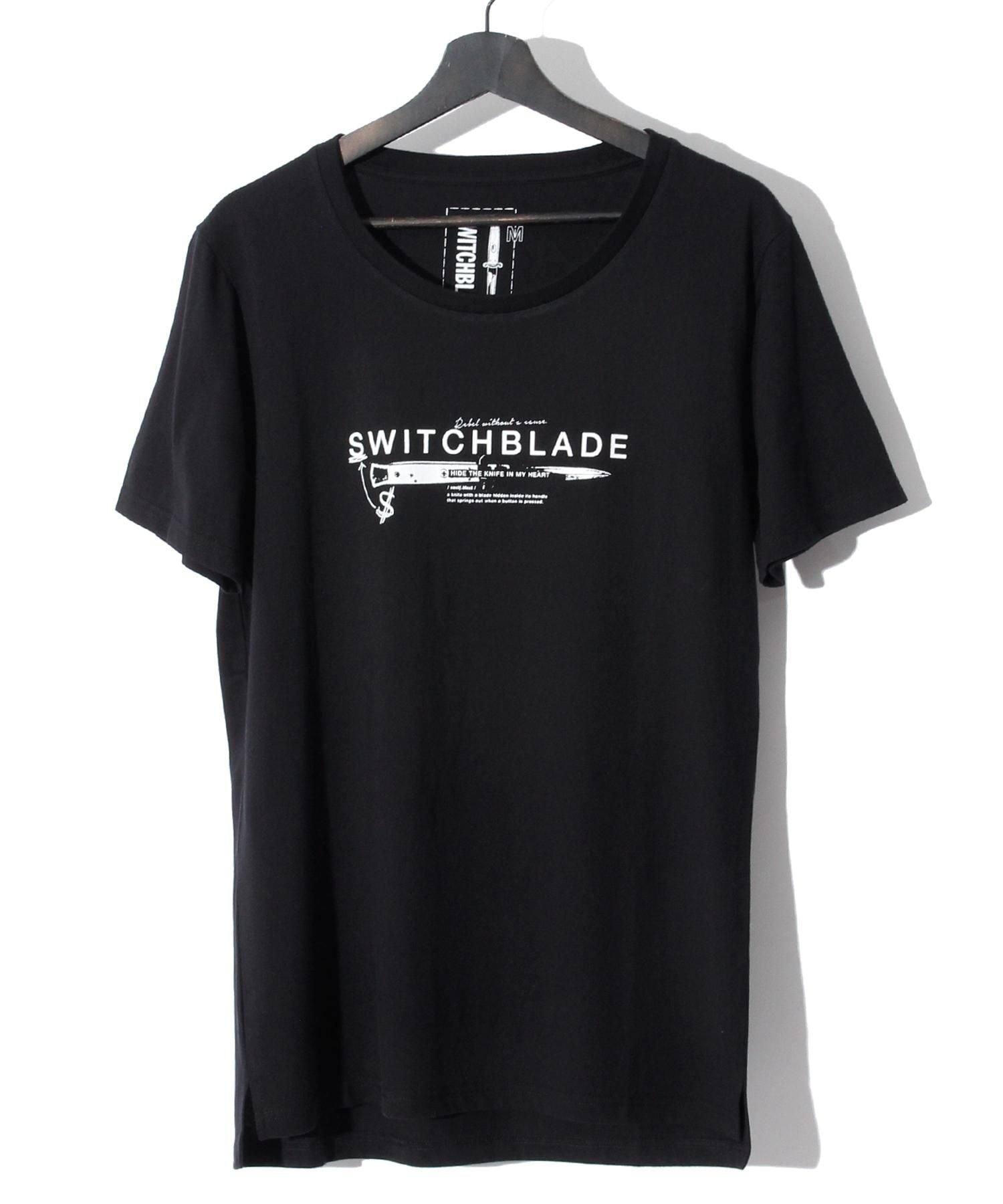 SWITCHBLADE (スイッチブレード) KNIFE&LOGO TEE 【BLACK】