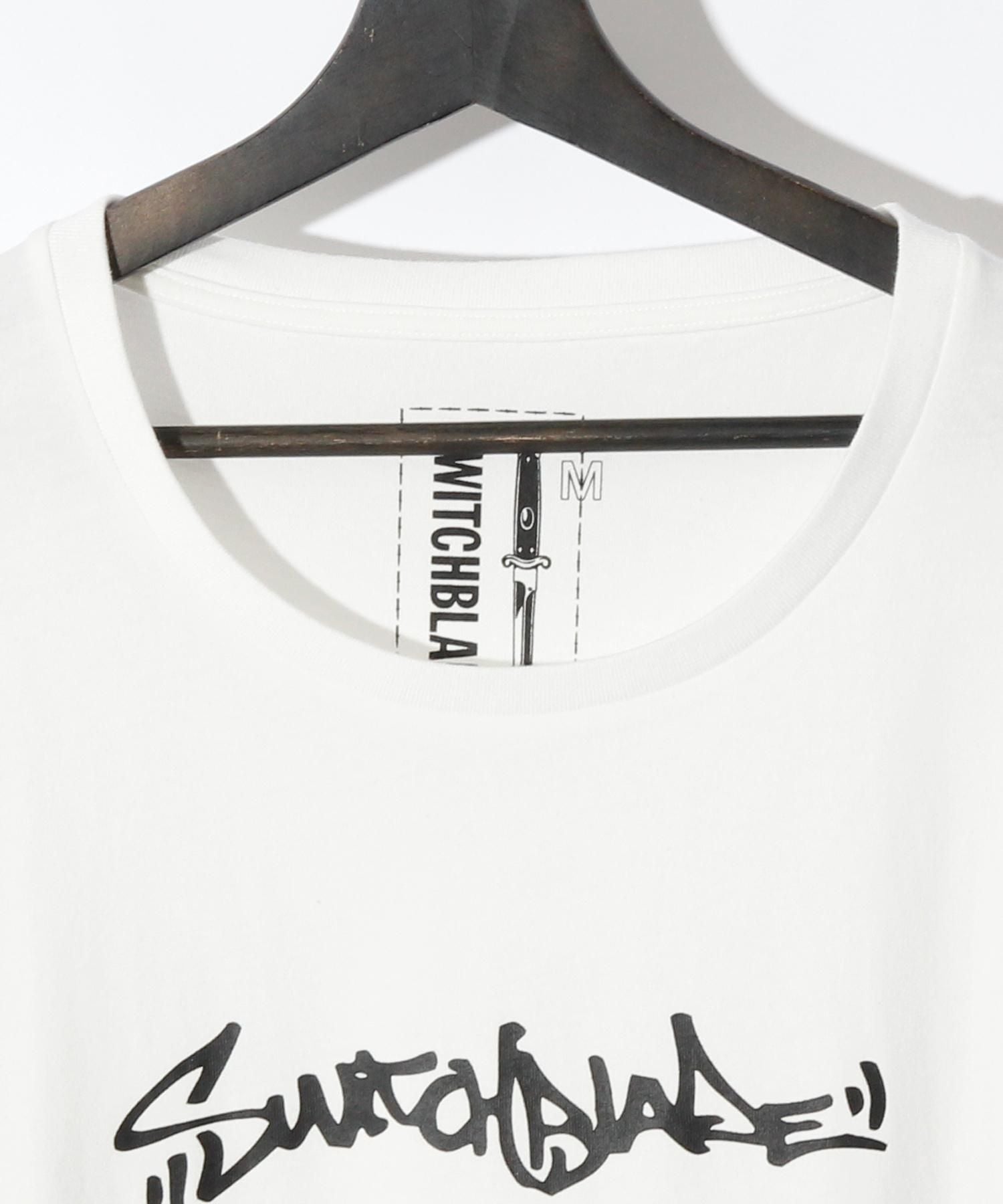 SWITCHBLADE (スイッチブレード) SB TAGGING LOGO TEE 【WHITE】