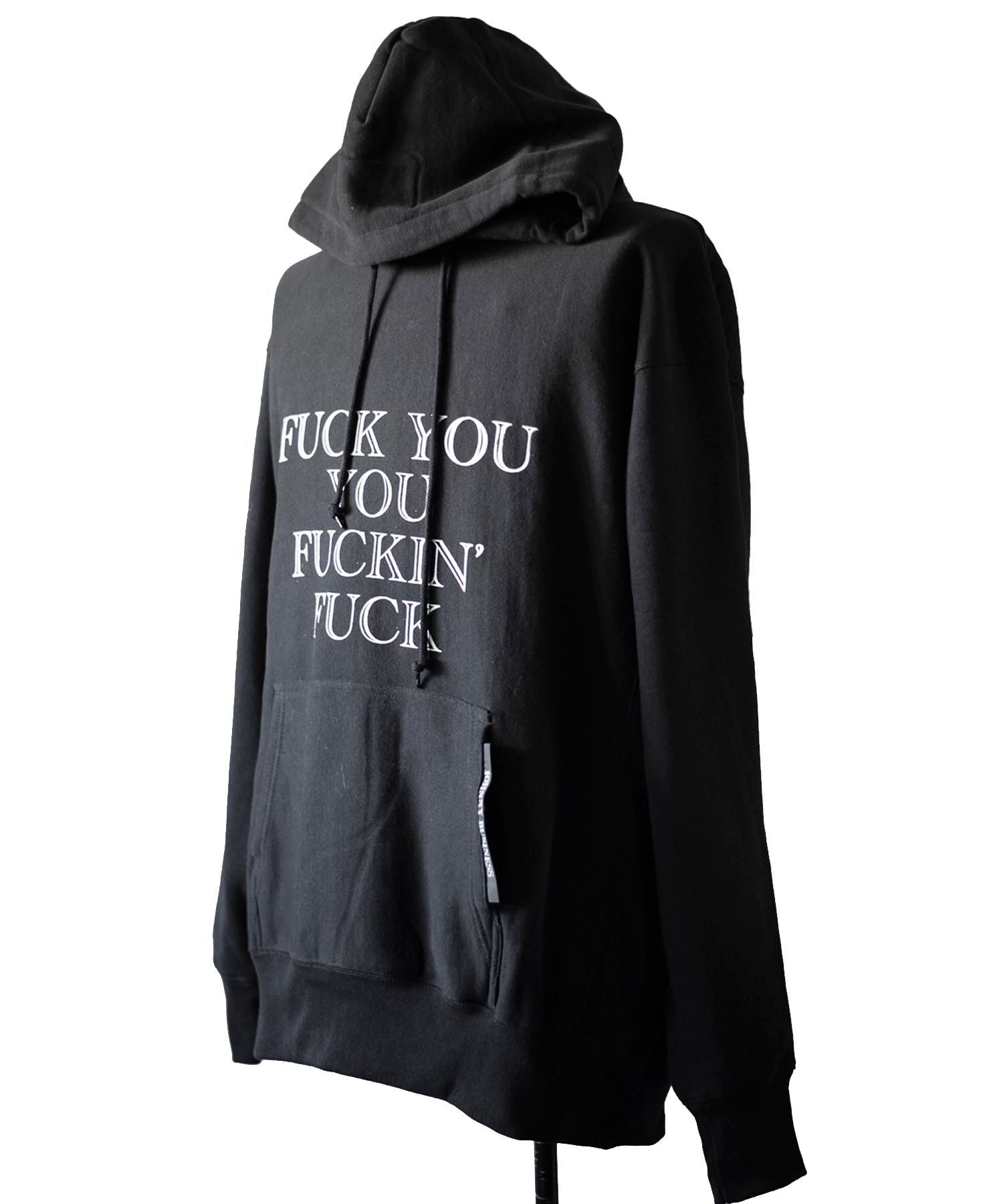 JOHNNY BUSINESS (ジョニービジネス) FUCK YOU YOU FUCKIN' FUCK Hoodie 【BLACK】