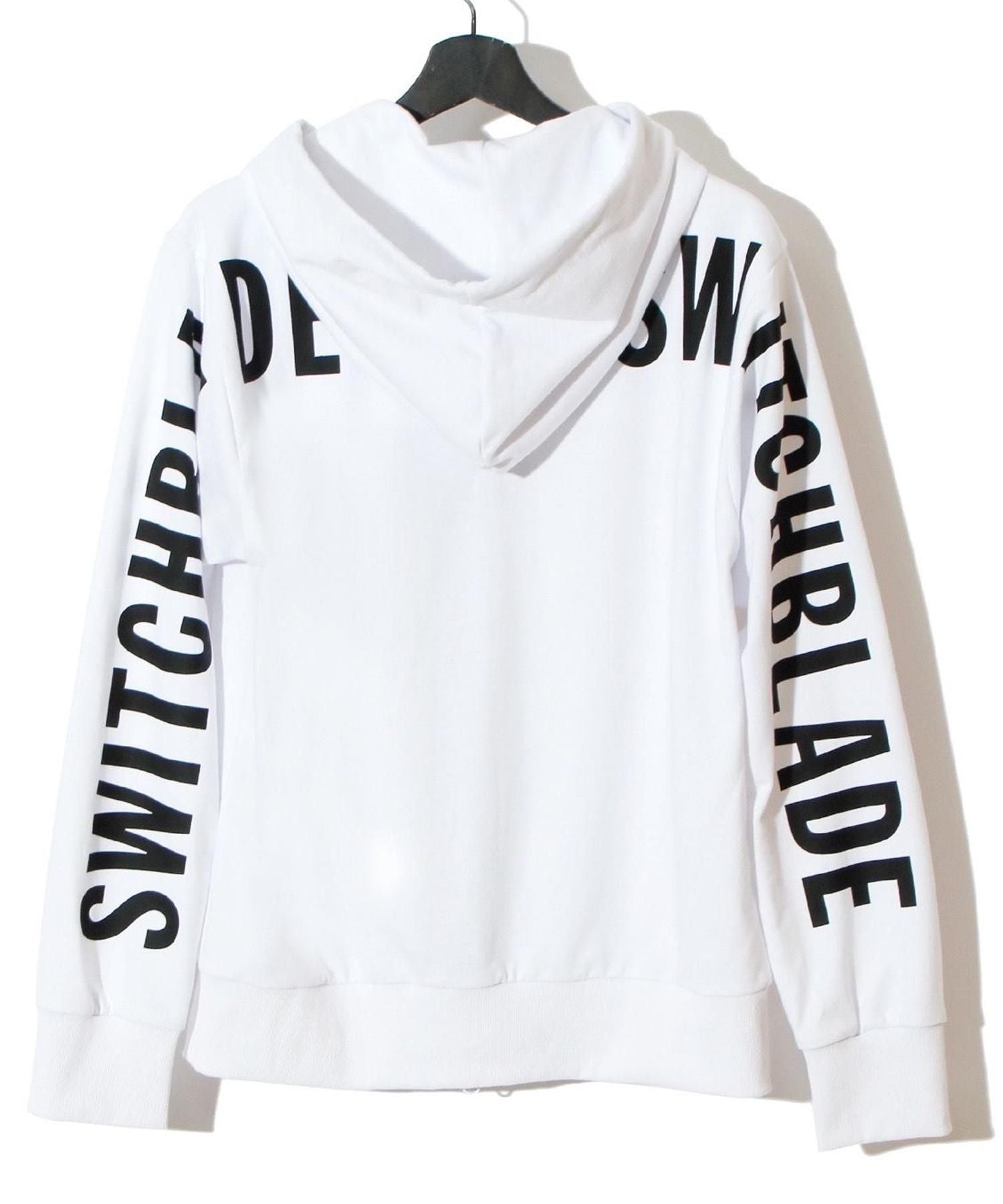 SWITCHBLADE (スイッチブレード) CREST AND NAMES REGULAR PARKA 【WHITE】