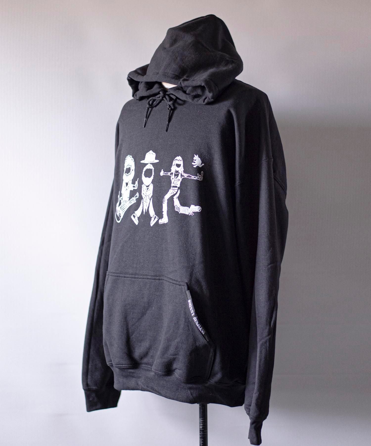 JOHNNY BUSINESS (ジョニービジネス) JB by 松岡俊介 "蹴" Hoodie【ブラック】