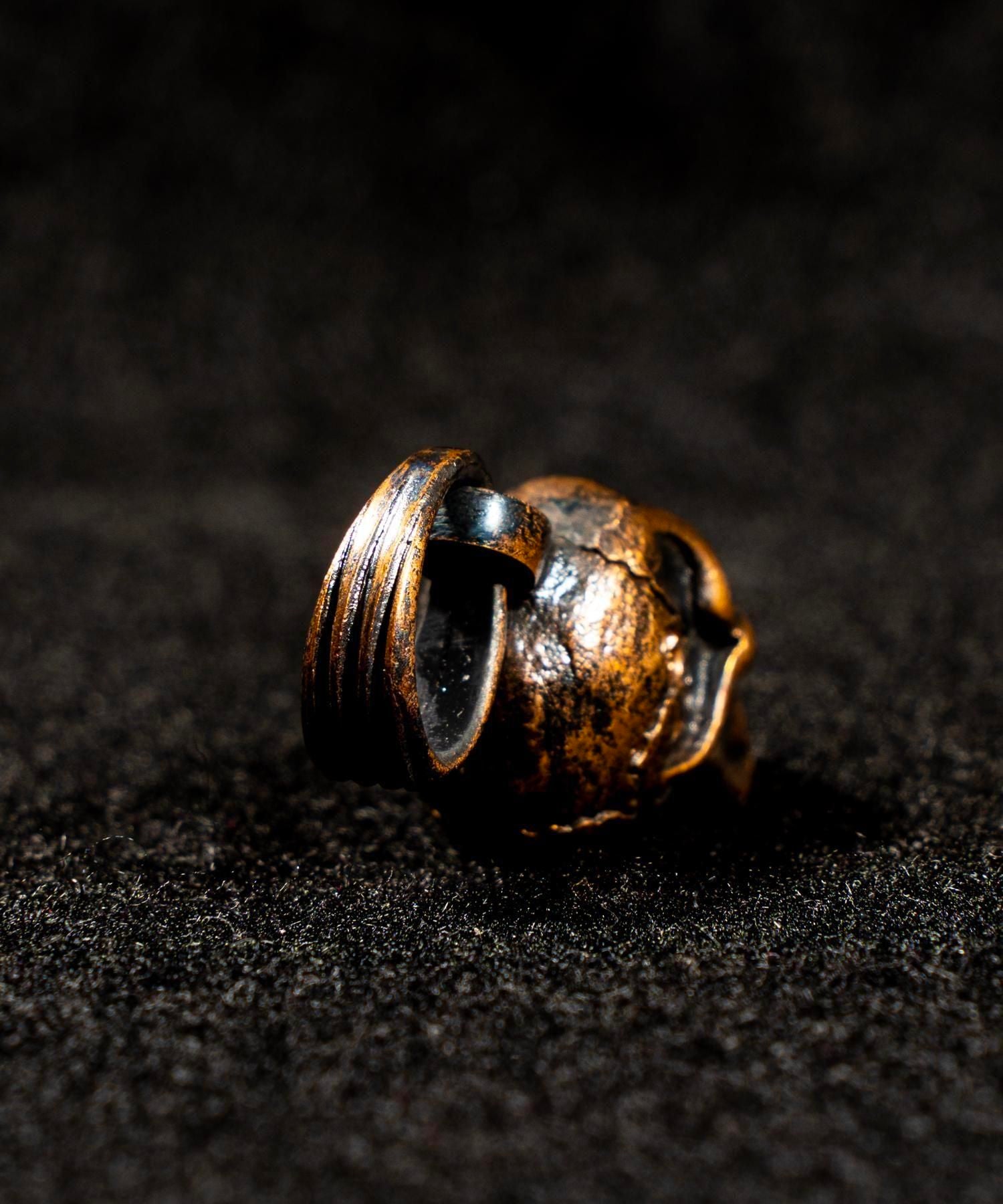 JUNK SMITH (ジャンクスミス)Funky Skull Head Pendant 【Copper alloy】
