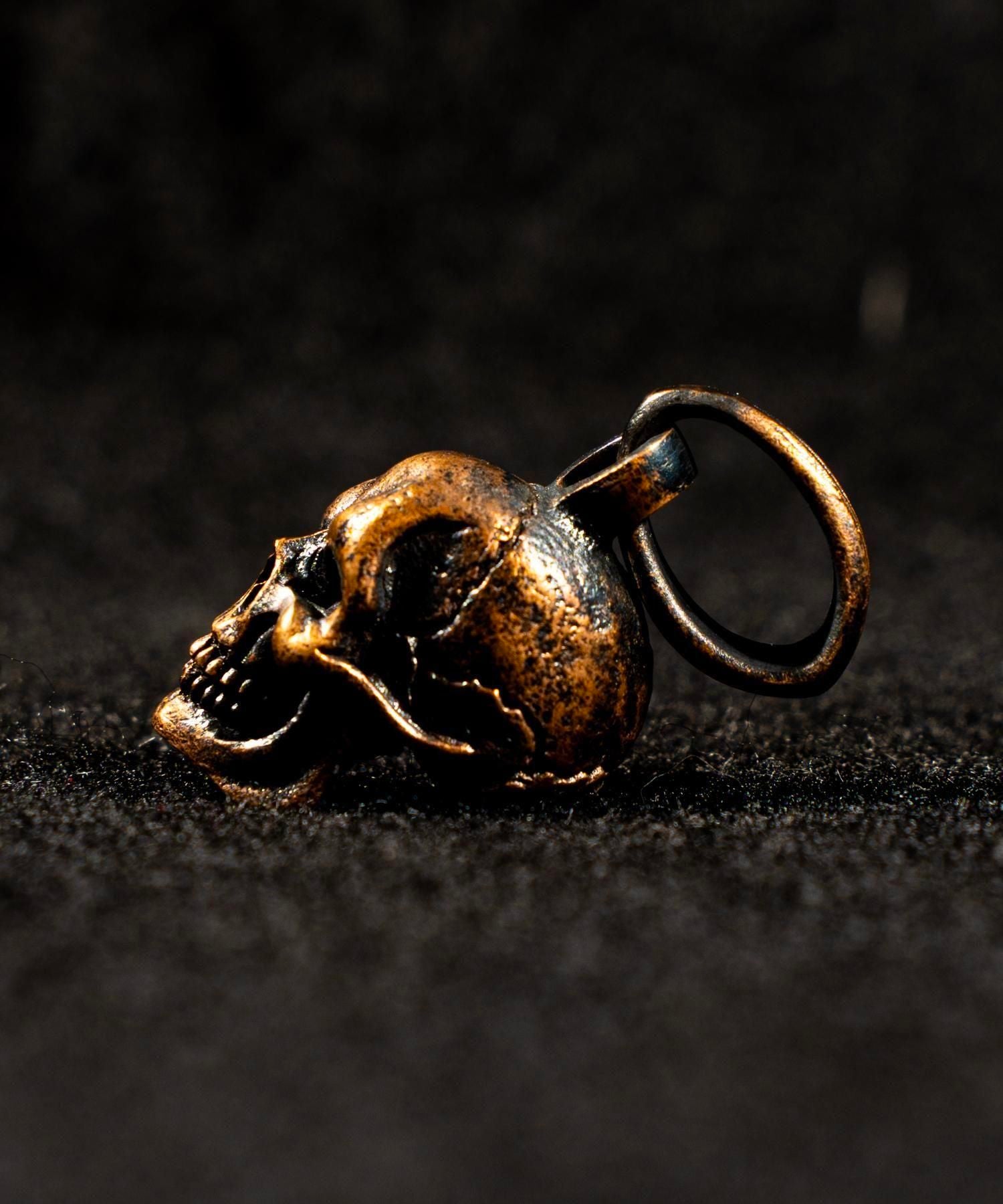 JUNK SMITH (ジャンクスミス)Funky Skull Head Pendant 【Copper alloy】