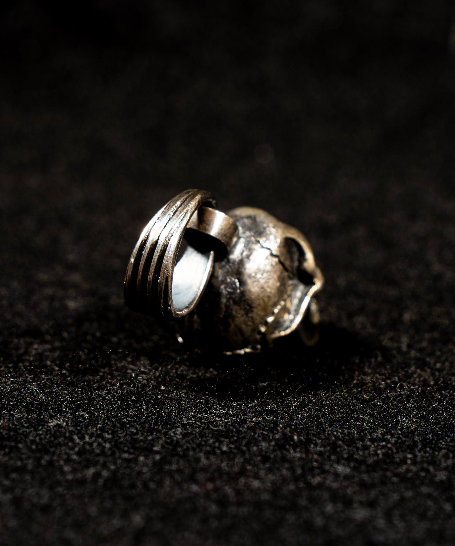 JUNK SMITH (ジャンクスミス)Funky Skull Head Pendant 【Silver】