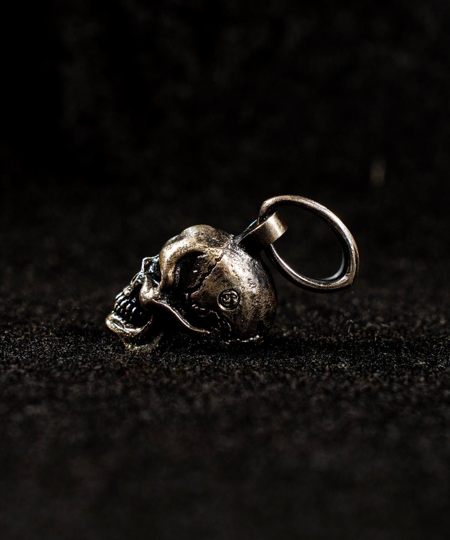 JUNK SMITH (ジャンクスミス)Funky Skull Head Pendant 【Silver】