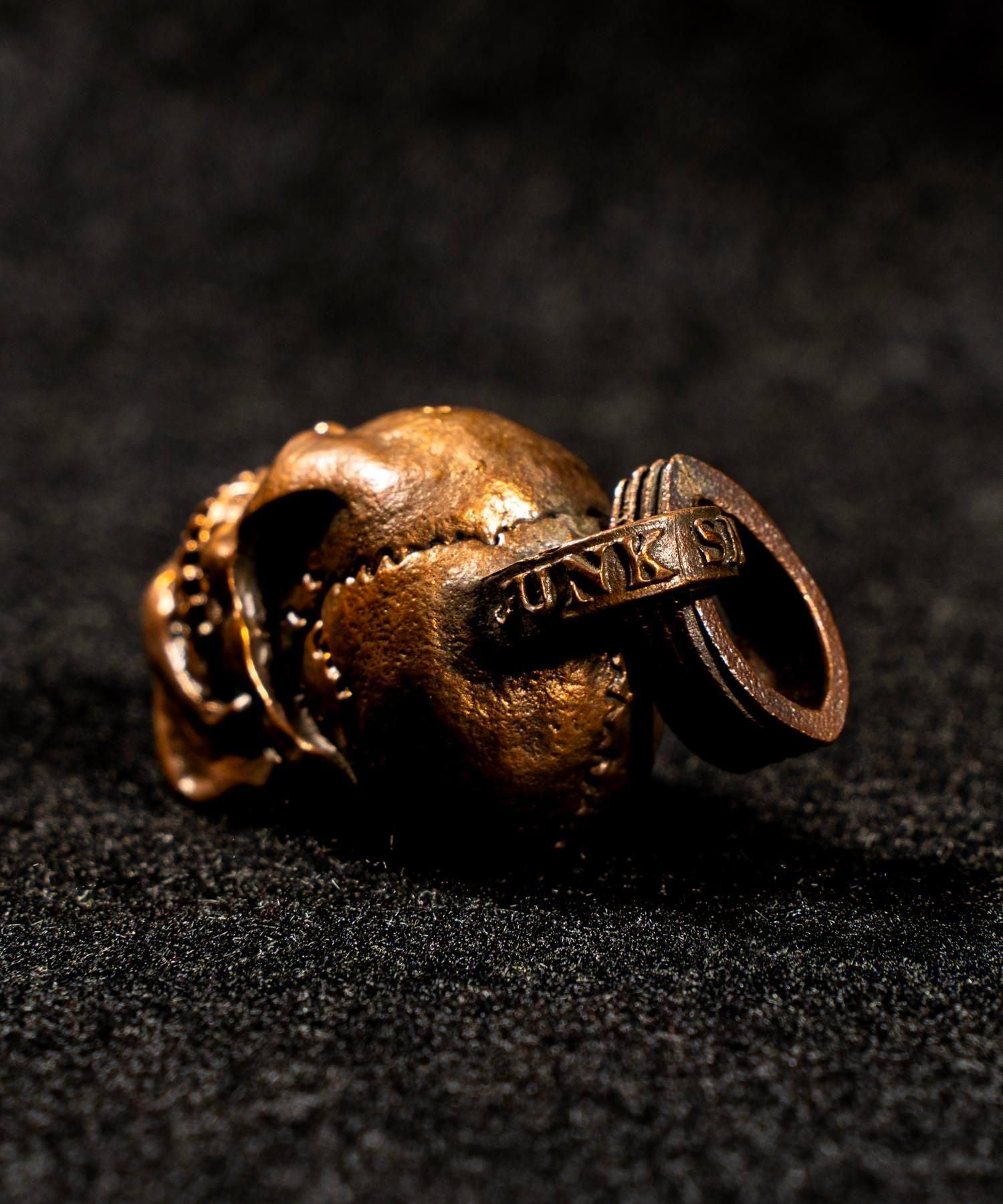 JUNK SMITH (ジャンクスミス)Good Luck Skull Head Pendant 【Copper alloy】