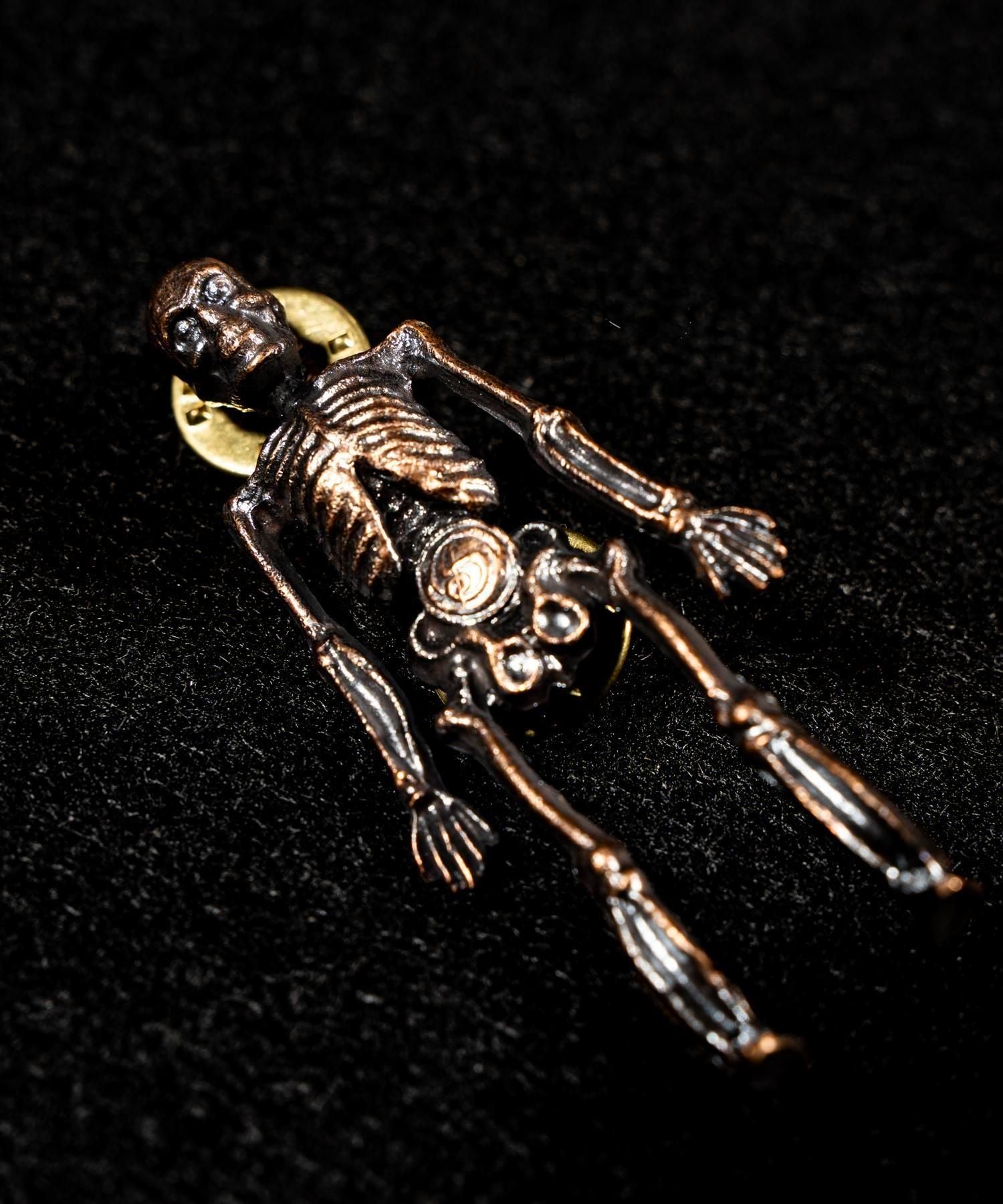 JUNK SMITH (ジャンクスミス)Retro Skull Pins 【Copper alloy】