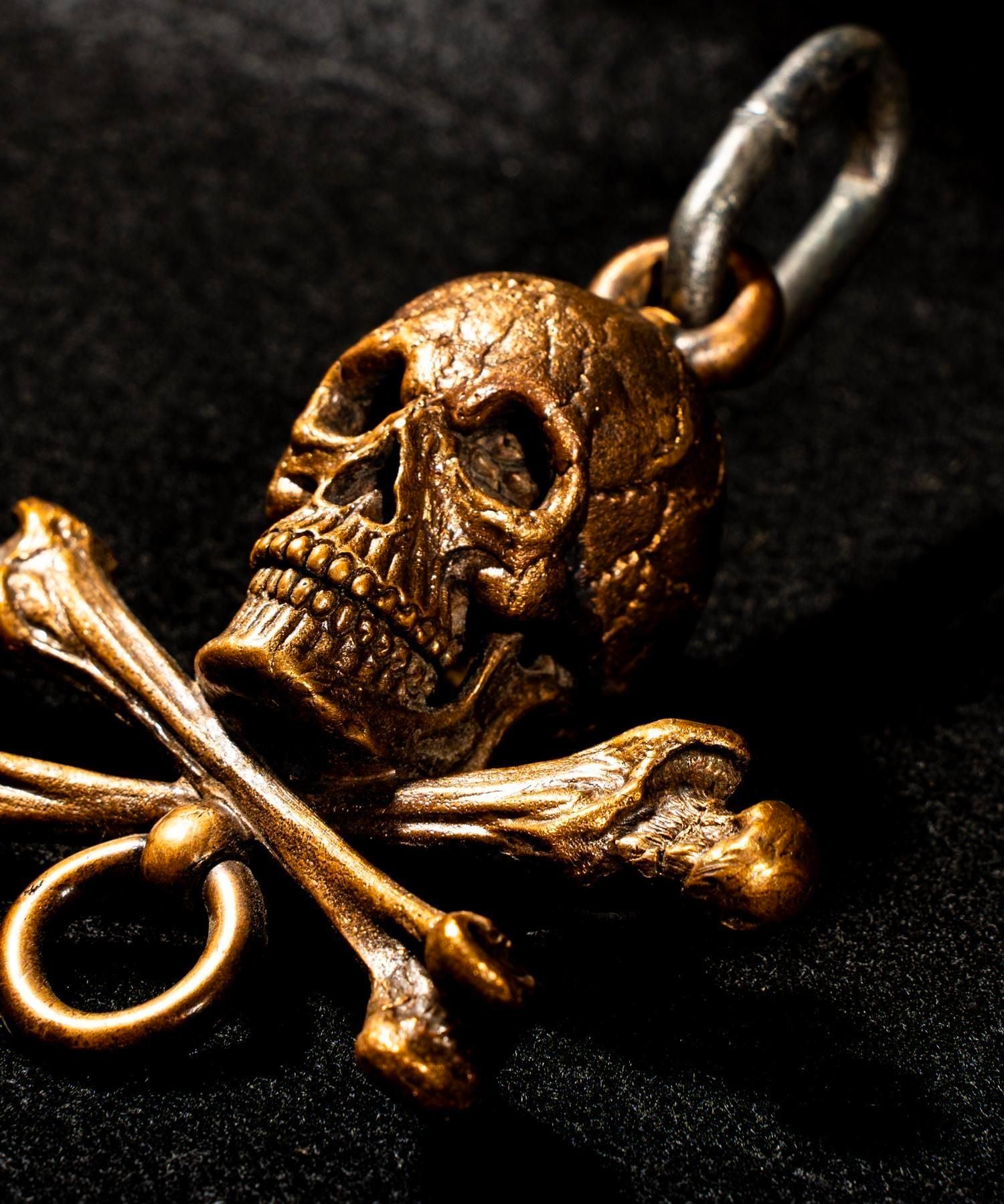 JUNK SMITH (ジャンクスミス)Jolly Roger Keychain 【Silver&Copper alloy】