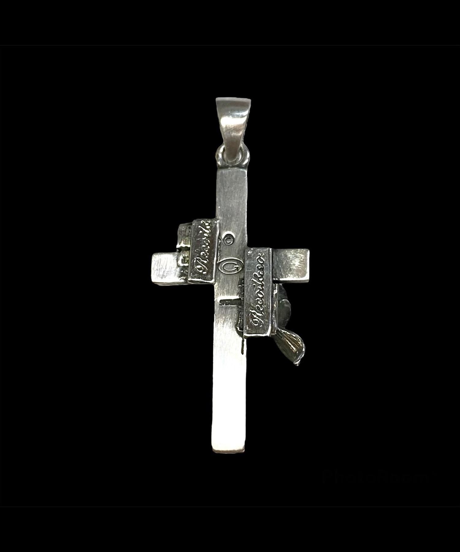Gaboratory with Recoil&Co.(ガボラトリー × リコイルアンドコー)Plain Cross With Rose Large