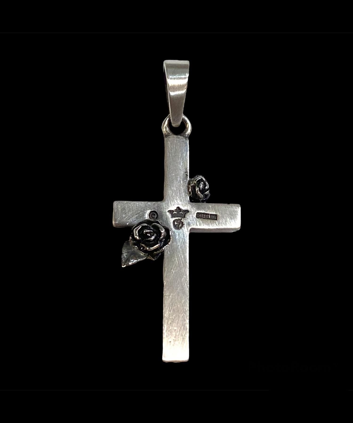 Gaboratory with Recoil&Co.(ガボラトリー × リコイルアンドコー)Plain Cross With Rose Small