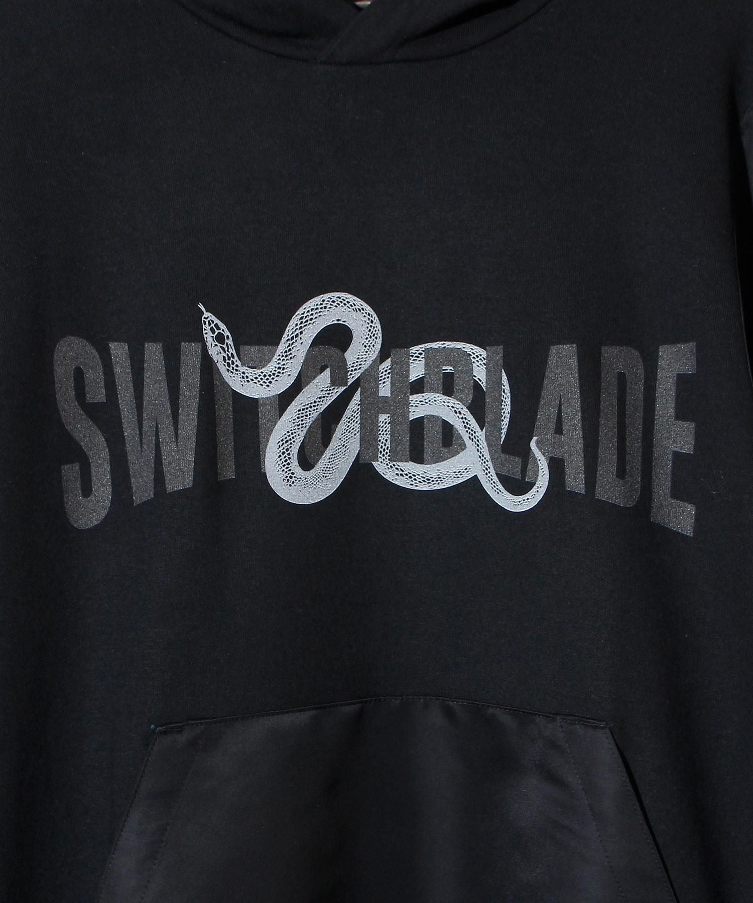 SWITCHBLADE (スイッチブレード) SNAKES AND CURVED LETTERS PARKA【BLACK】