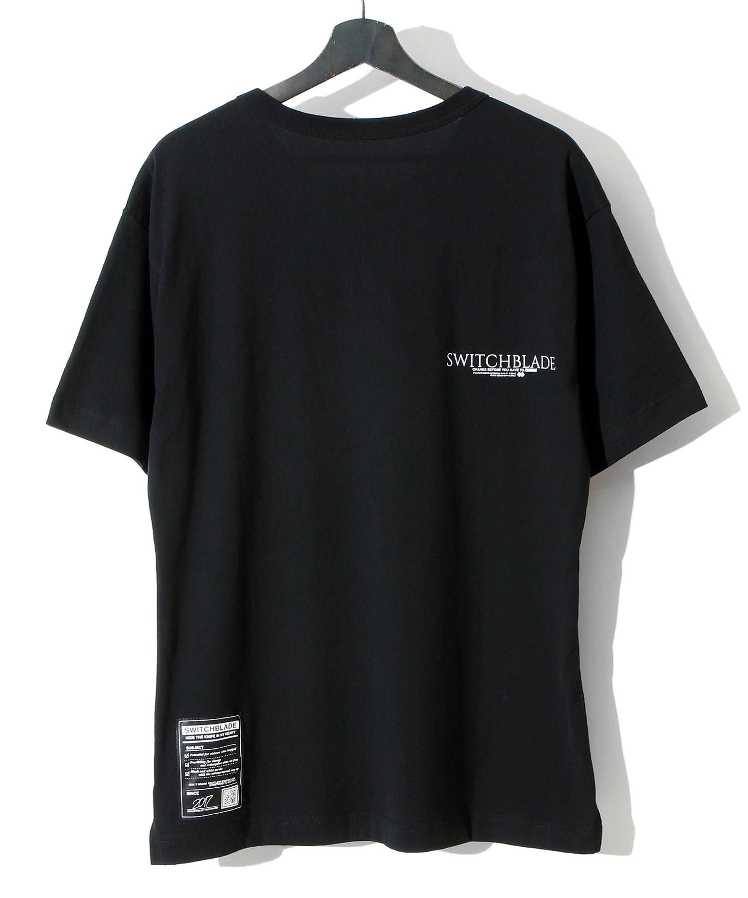SWITCHBLADE (スイッチブレード) LOOKING DOWN TEE【BLACK】