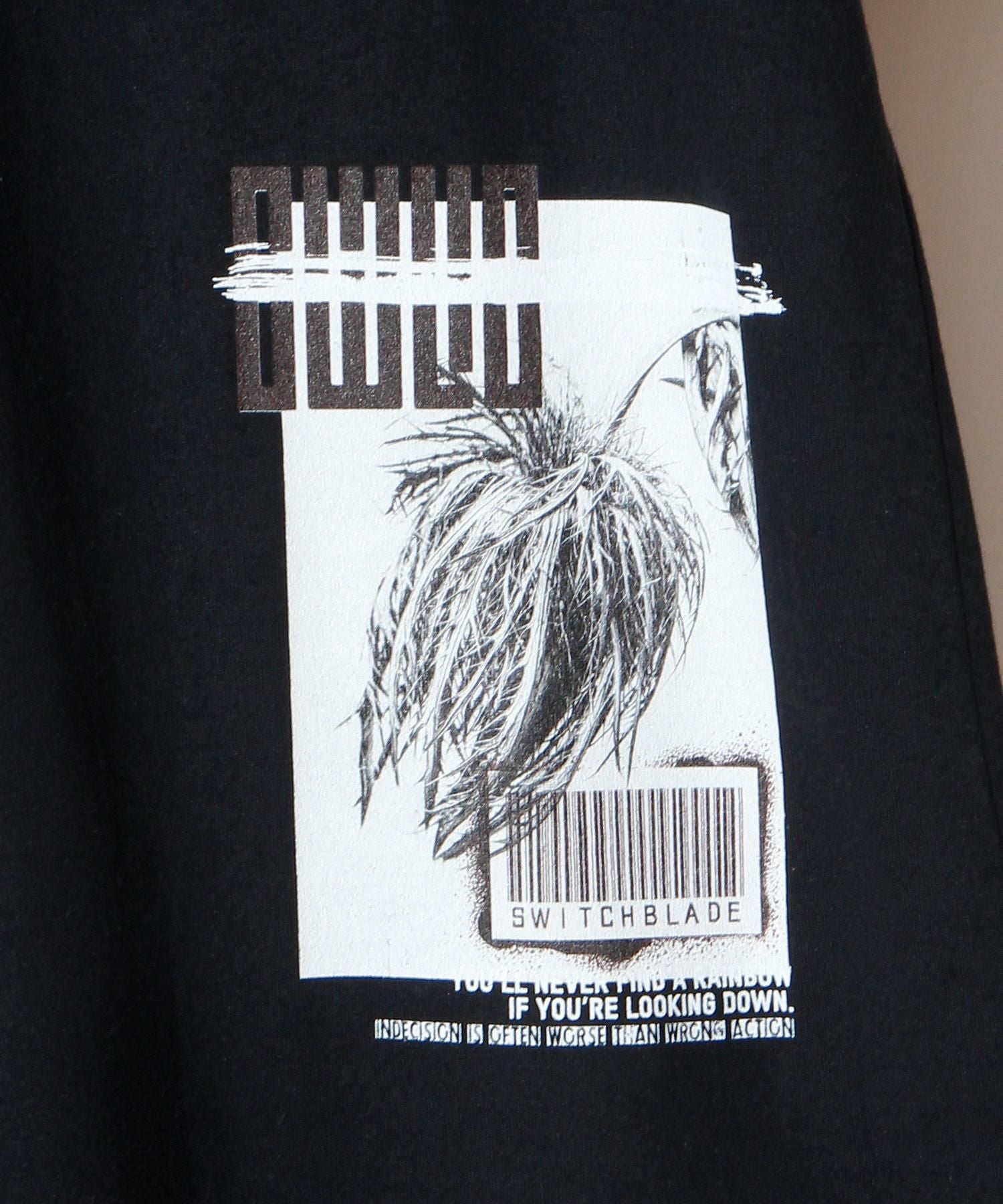 SWITCHBLADE (スイッチブレード) LOOKING DOWN TEE【BLACK】