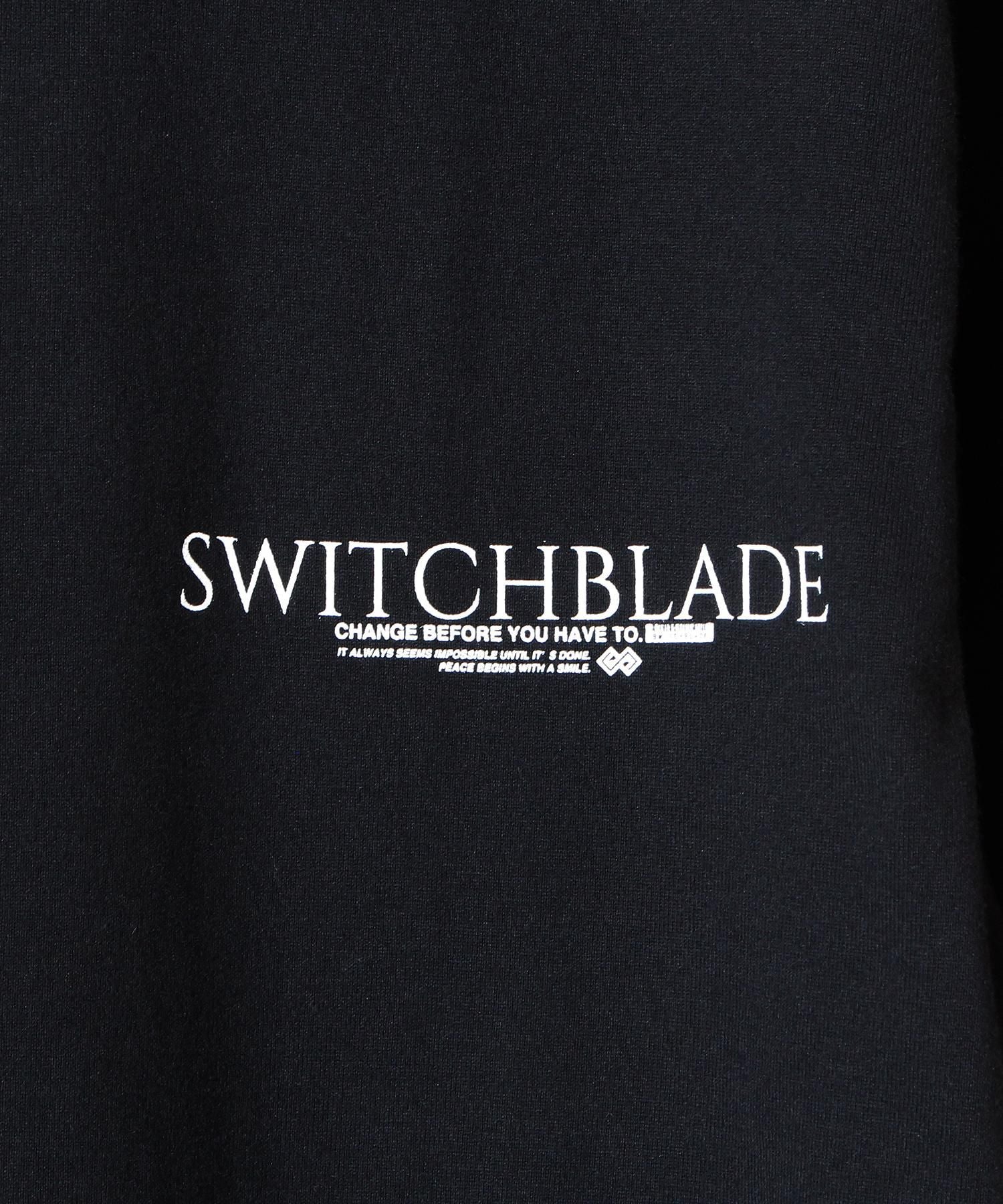 SWITCHBLADE (スイッチブレード) LOOKING DOWN TEE【BLACK】