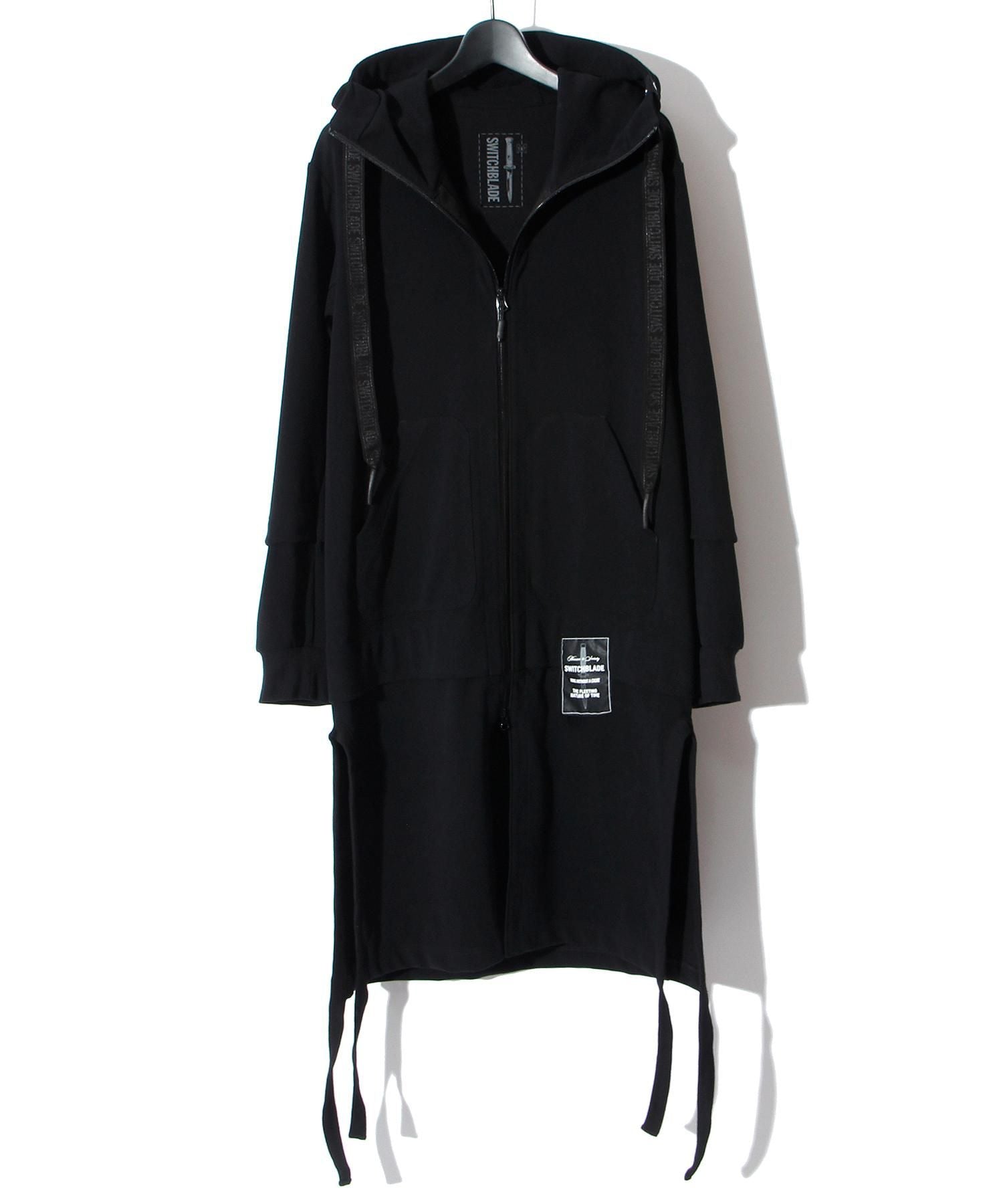 SWITCHBLADE (スイッチブレード) FAKE LAYERED LONG PARKA【BLACK】