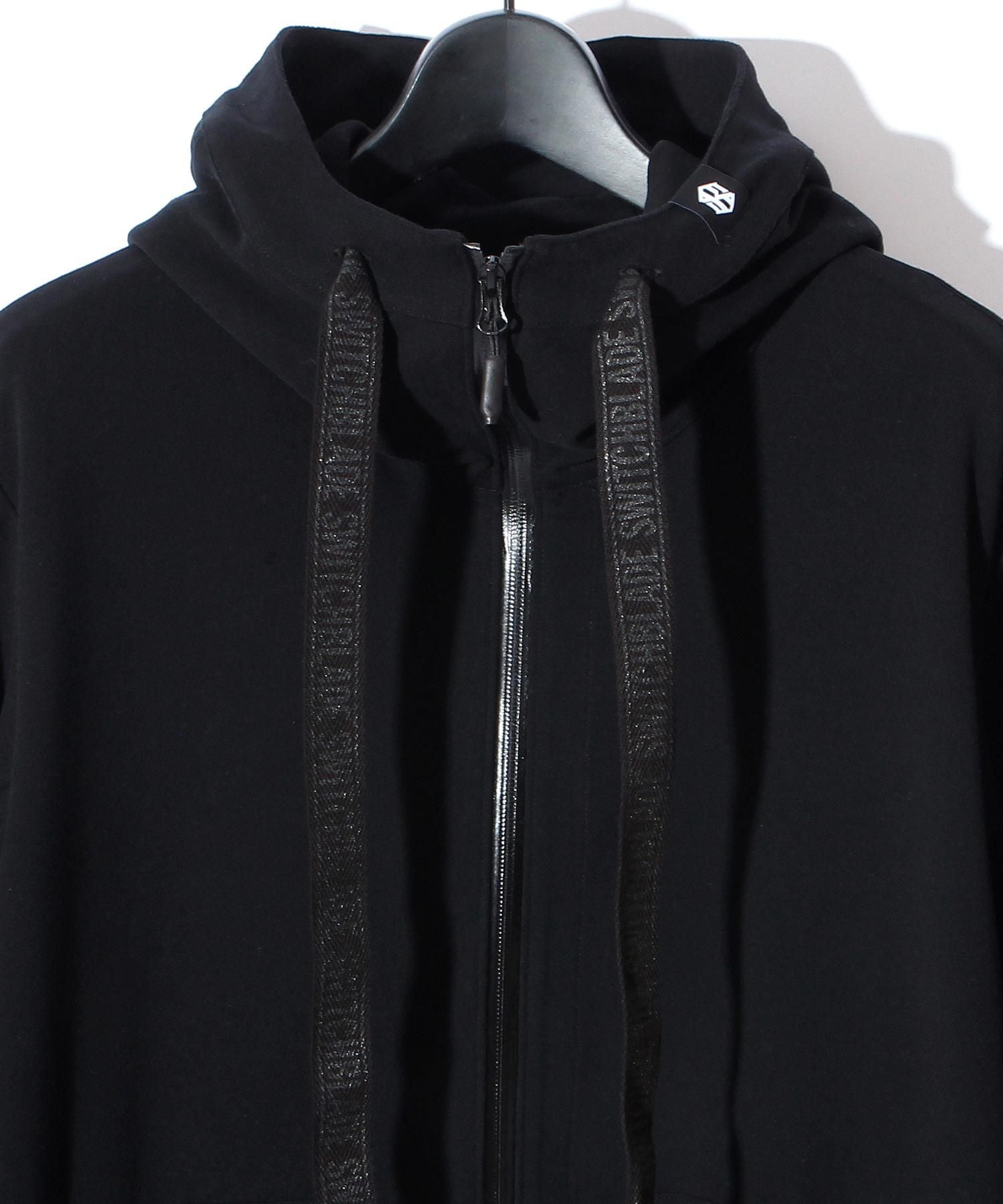 SWITCHBLADE (スイッチブレード) FAKE LAYERED LONG PARKA【BLACK】