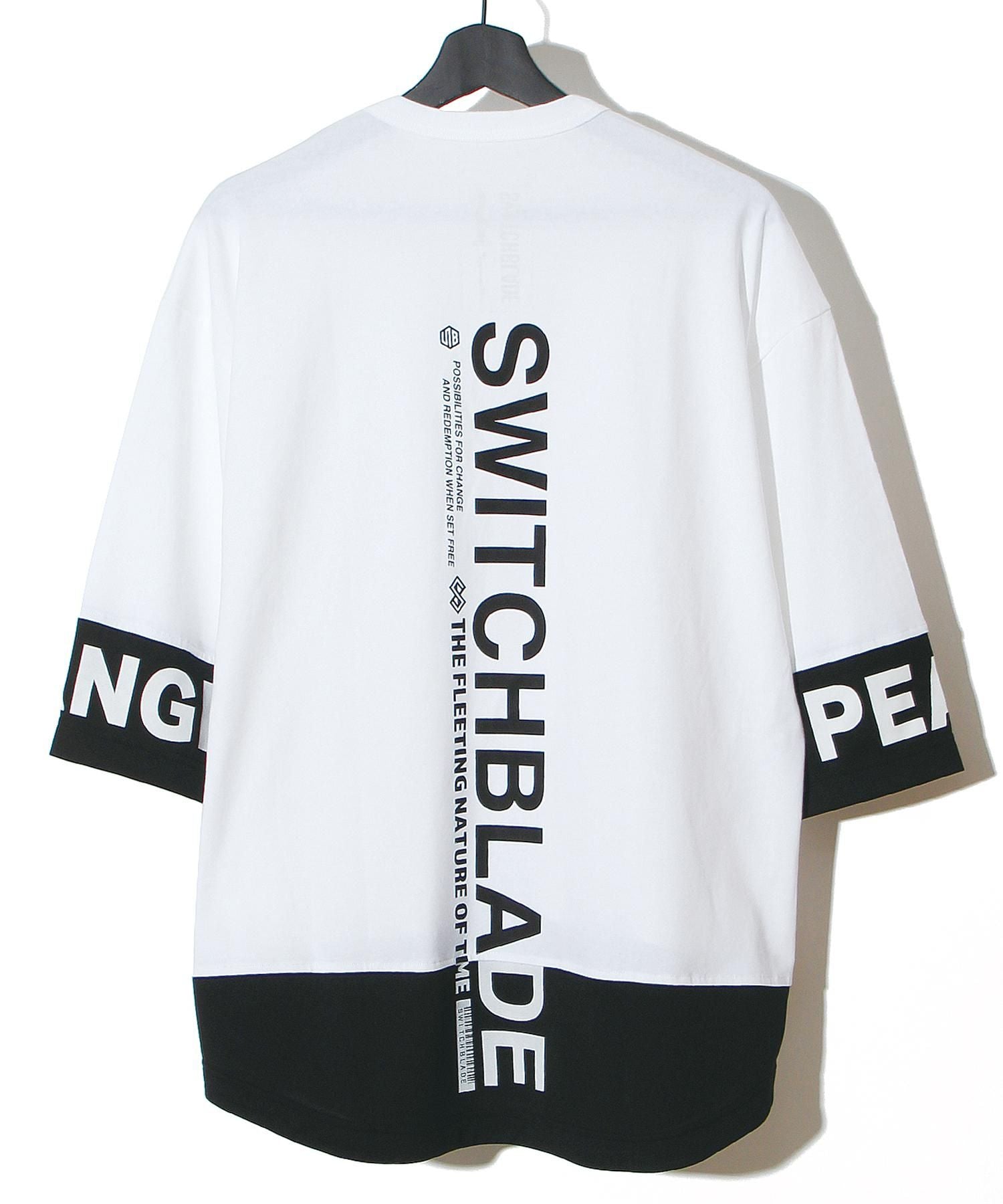 SWITCHBLADE (スイッチブレード) PEACE & CHANCE 3/4 SLEEVE TEE【WHITE】