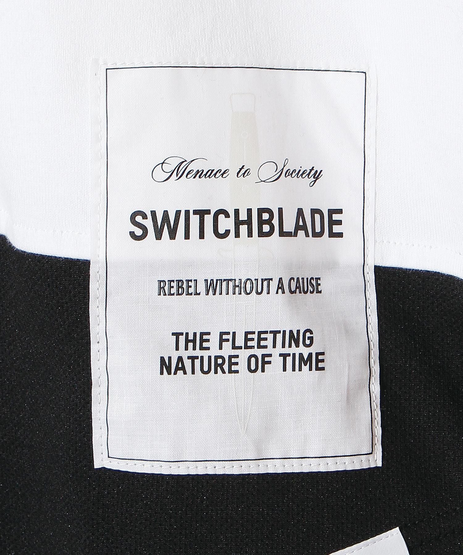 SWITCHBLADE (スイッチブレード) PEACE & CHANCE 3/4 SLEEVE TEE【WHITE】