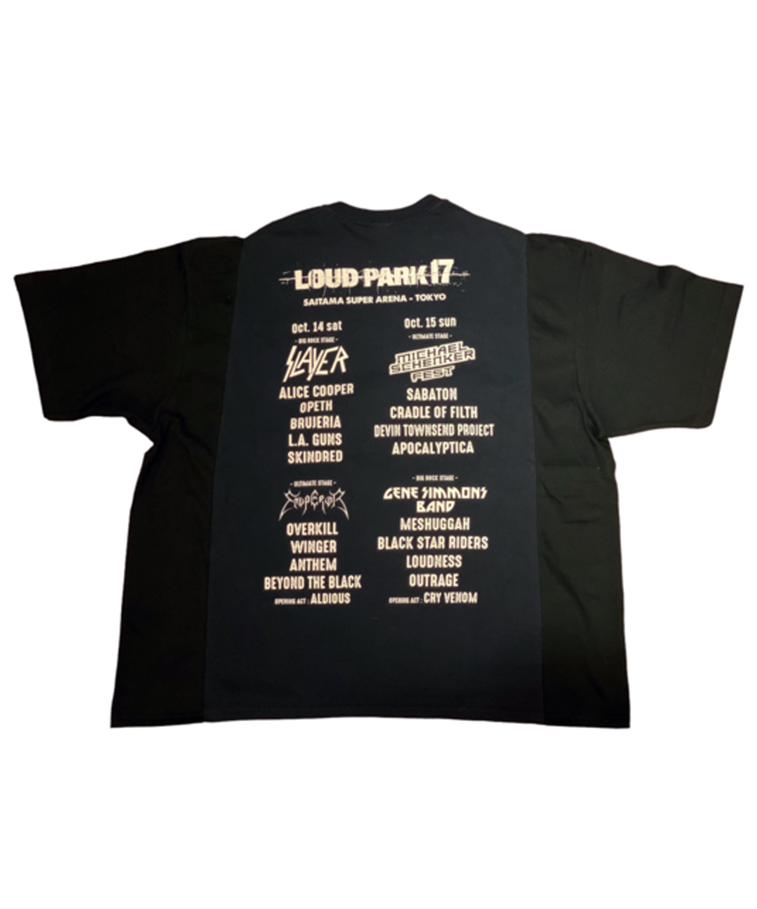FRIGG-RE- (フリッグ) Docking t-shirts(ドッキング Tシャツ)LOUD PARK 2017