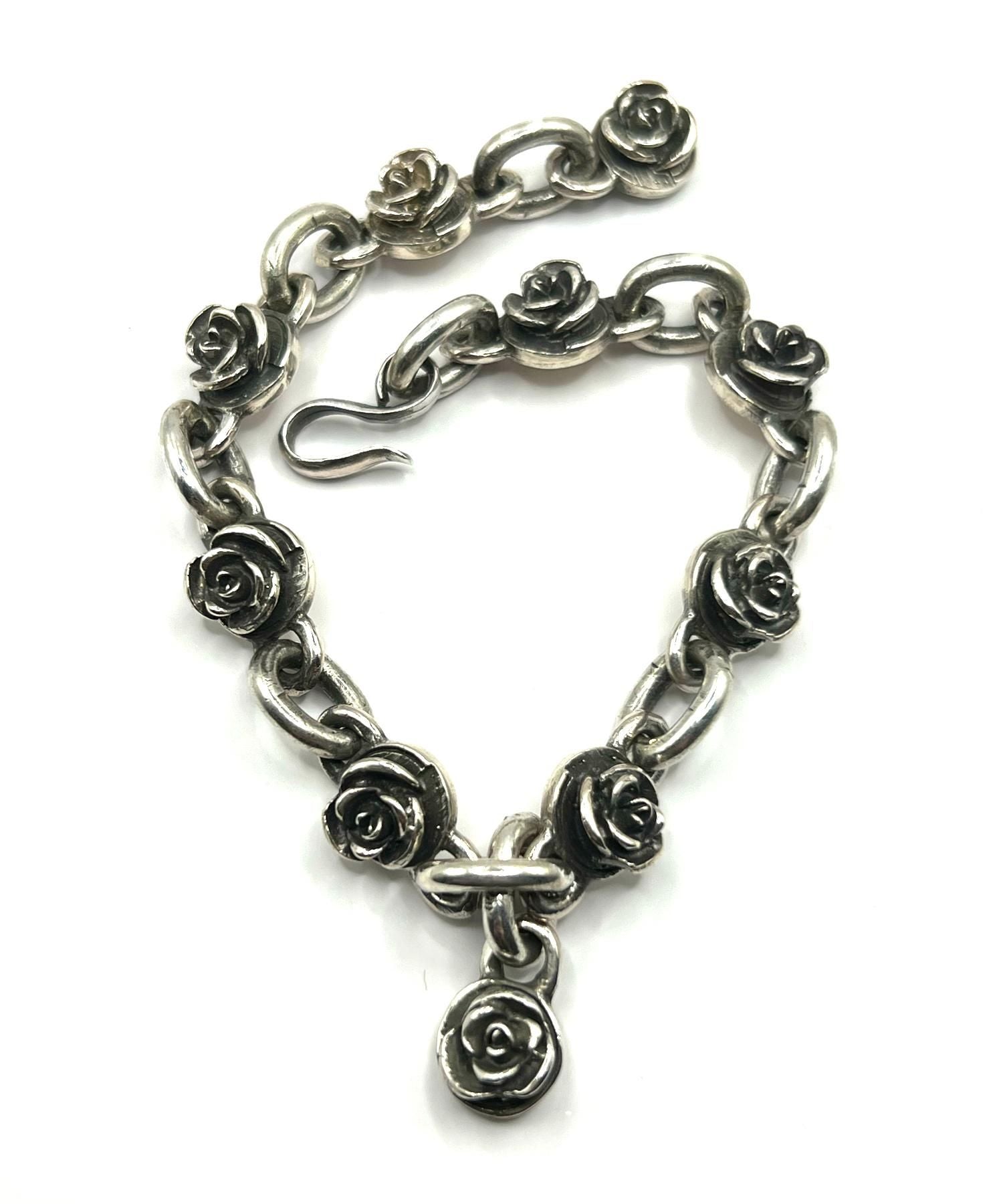 【受注生産】【TRAPNEST別注】"Recoil"&co. (リコイルアンドコー)TINY ROSE BRACELET