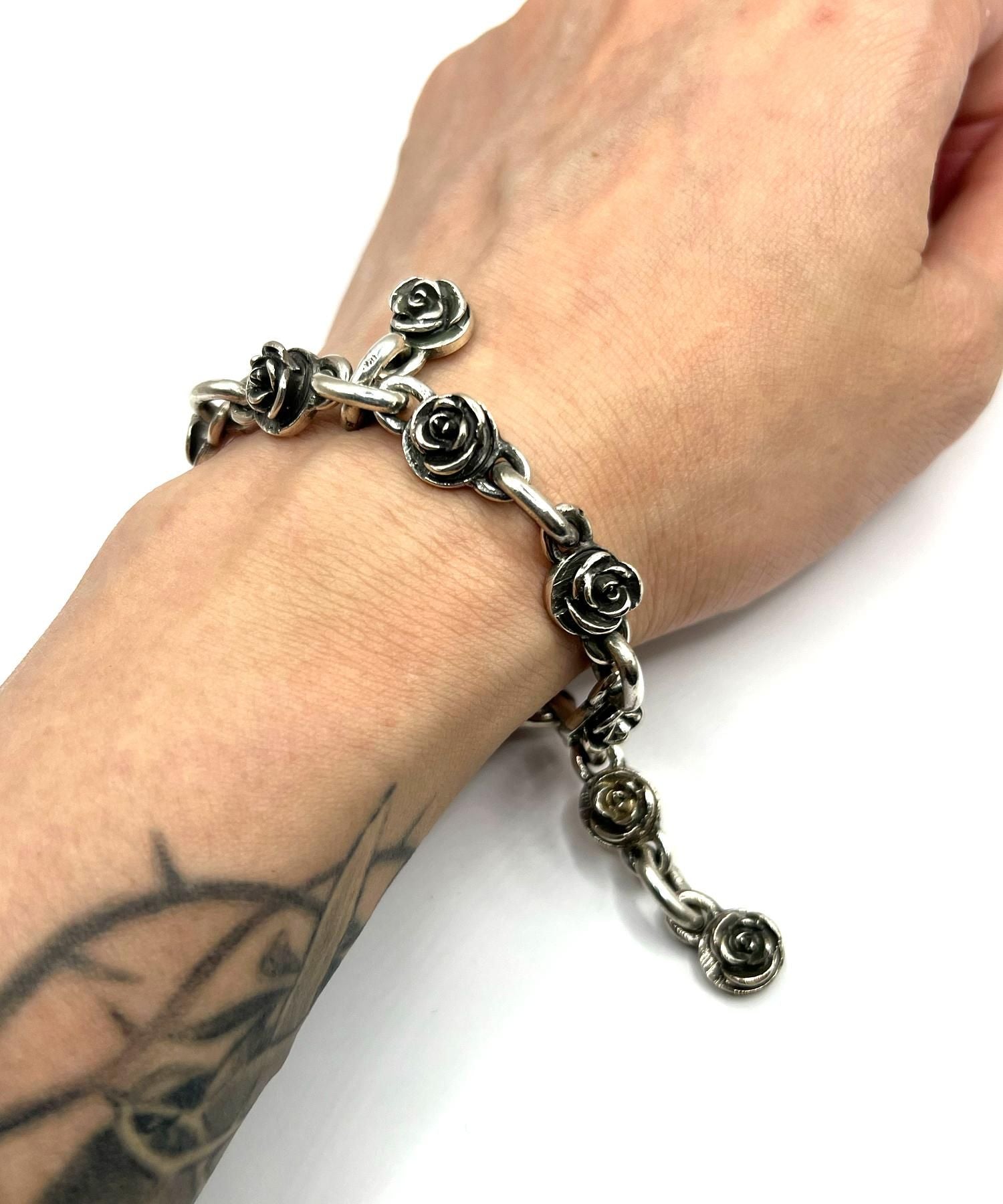 【受注生産】【TRAPNEST別注】"Recoil"&co. (リコイルアンドコー)TINY ROSE BRACELET