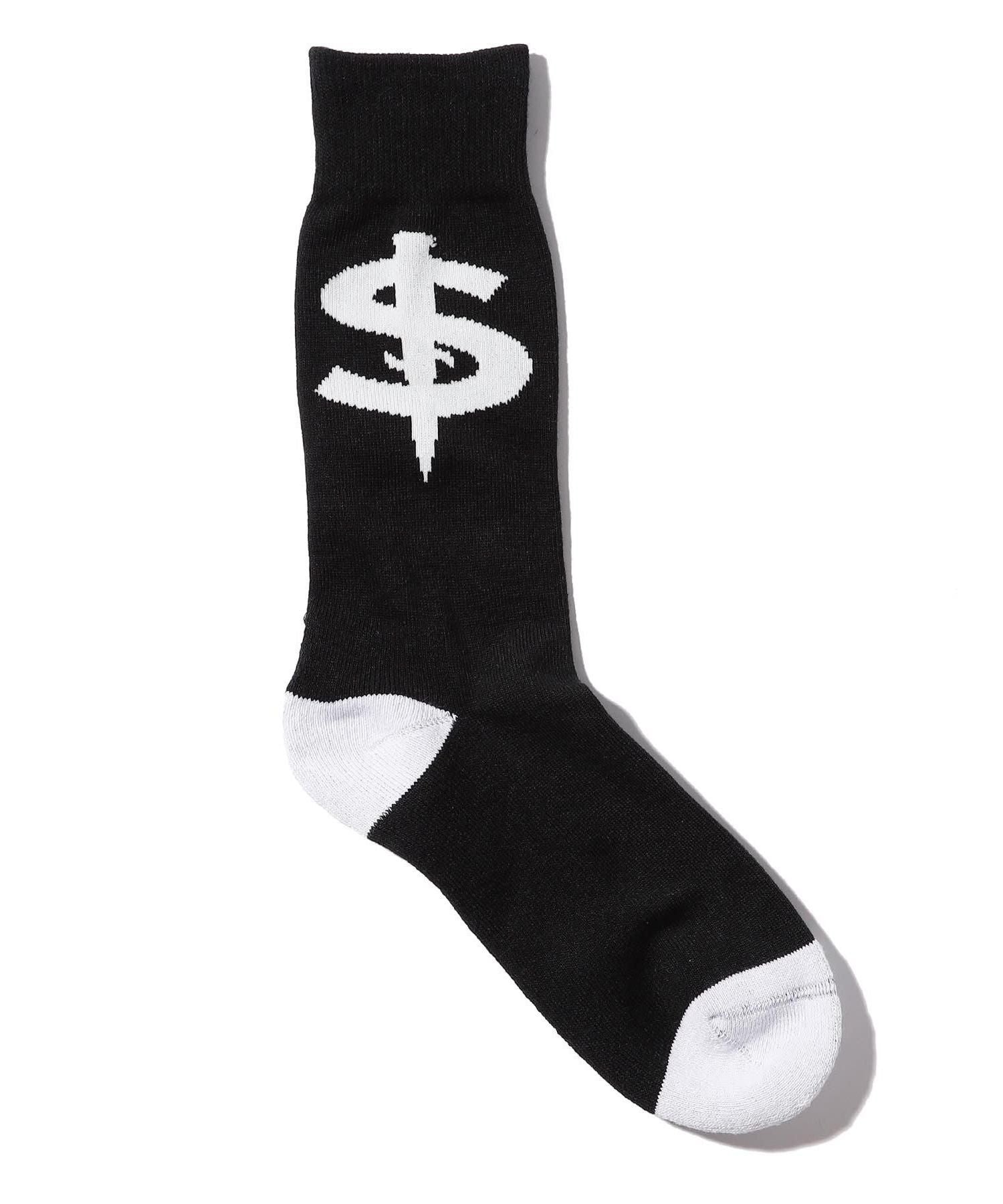 SWITCHBLADE (スイッチブレード) S×BLADE LOGO CREW SOCKS / BLACK