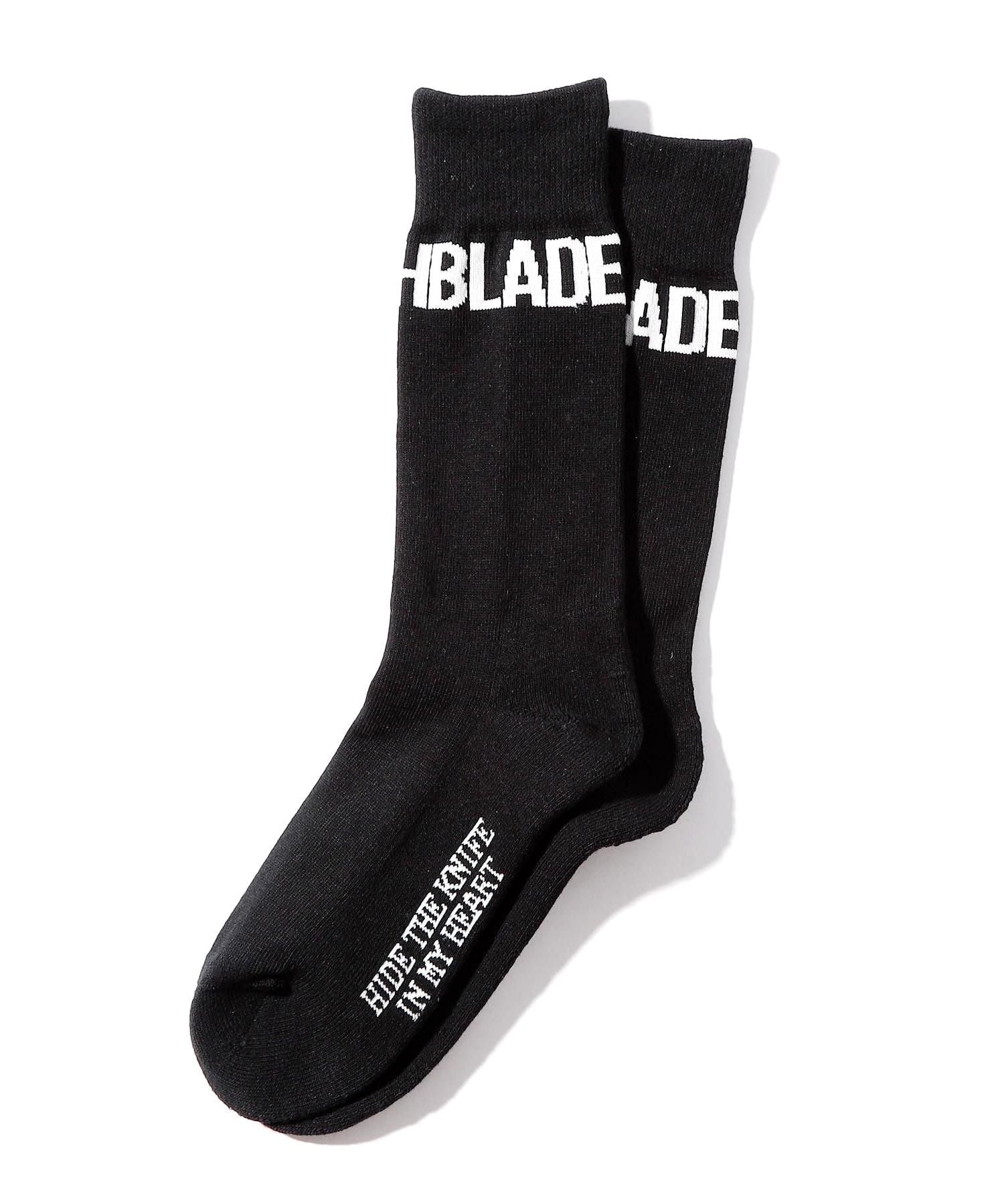 SWITCHBLADE (スイッチブレード) CLASSIC CREW SOCKS / BLACK