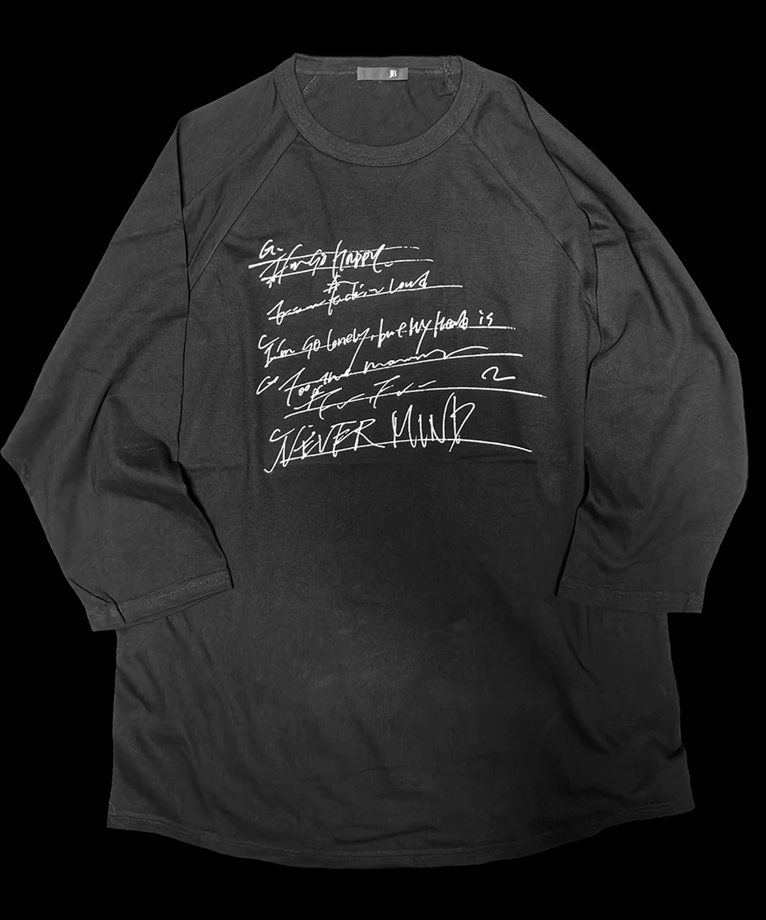 JOHNNY BUSINESS (ジョニービジネス) NEVERMIND 3/4 sleeve tee