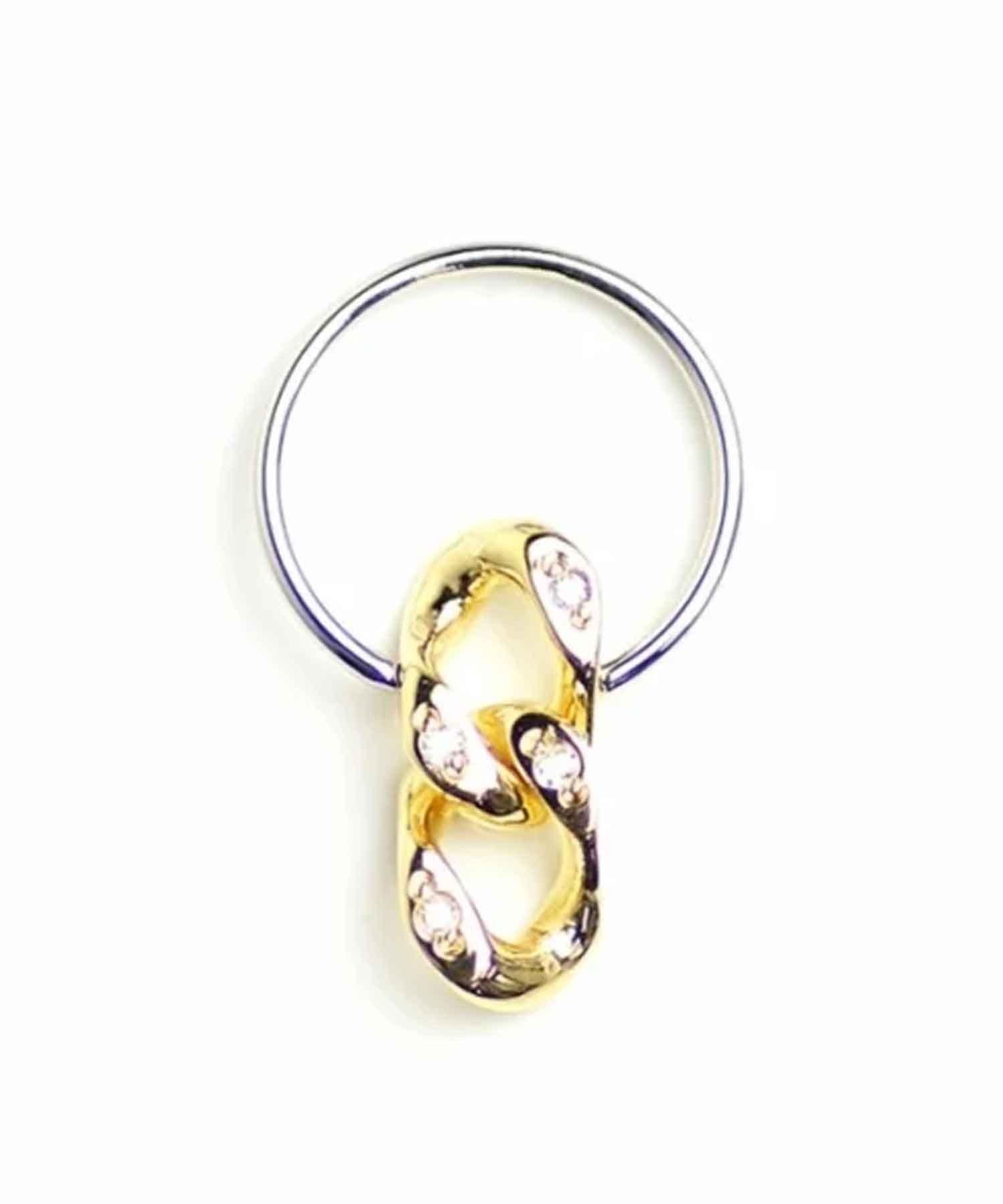 【受注生産】JOHNNY BUSINESS (ジョニービジネス) Chain Body Pierce with DIA