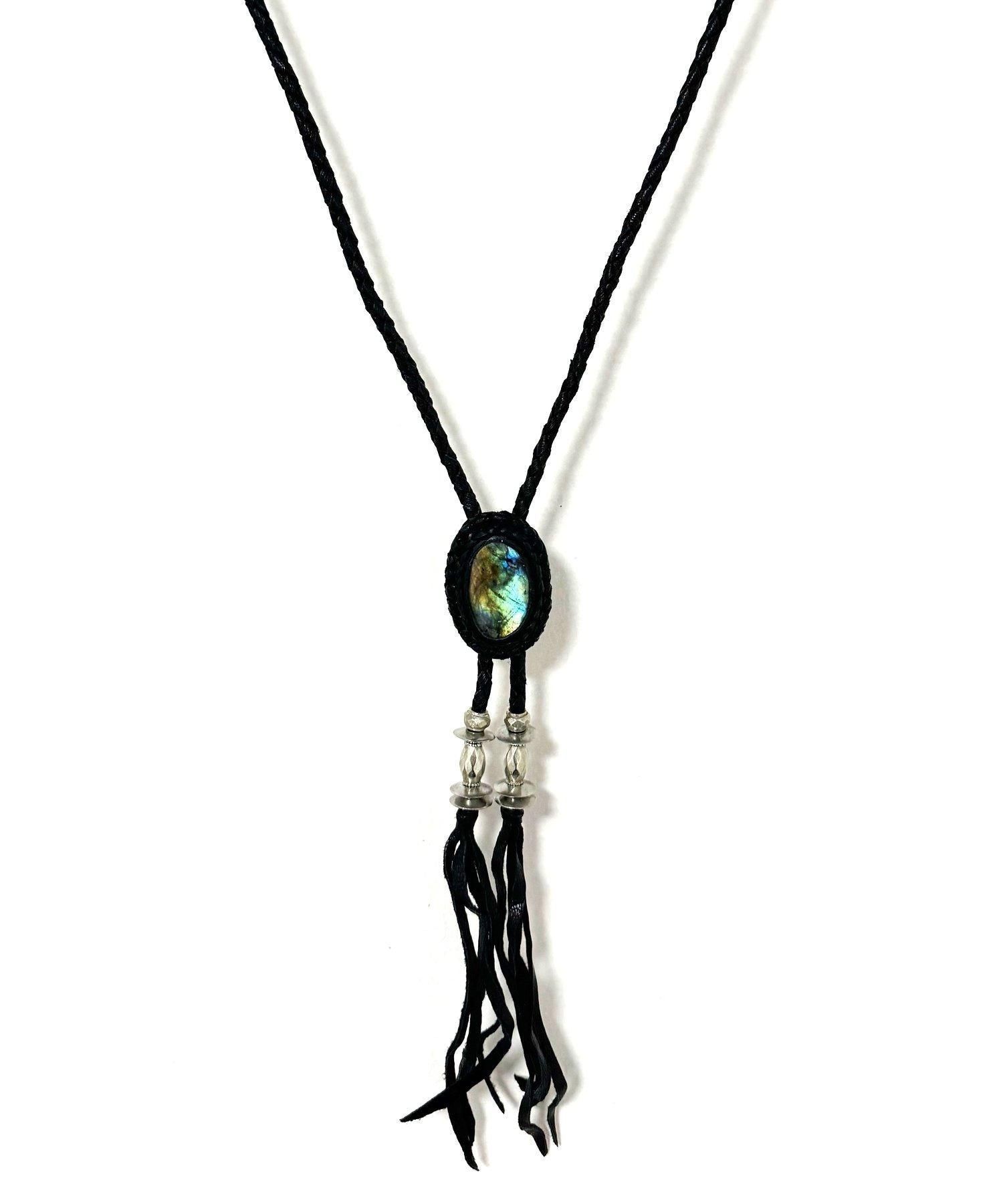 KMRii(ケムリ) Labradorite Loop Tie D