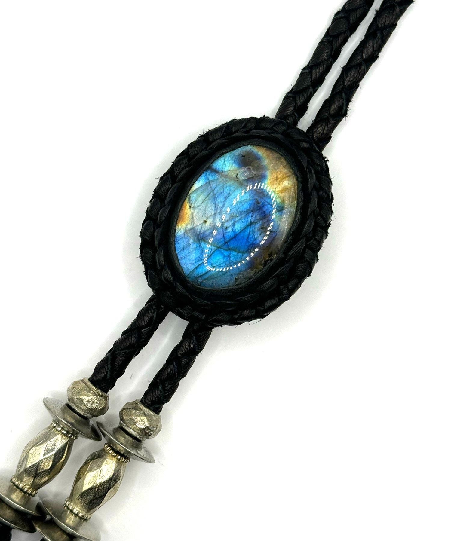 KMRii(ケムリ) Labradorite Loop Tie C