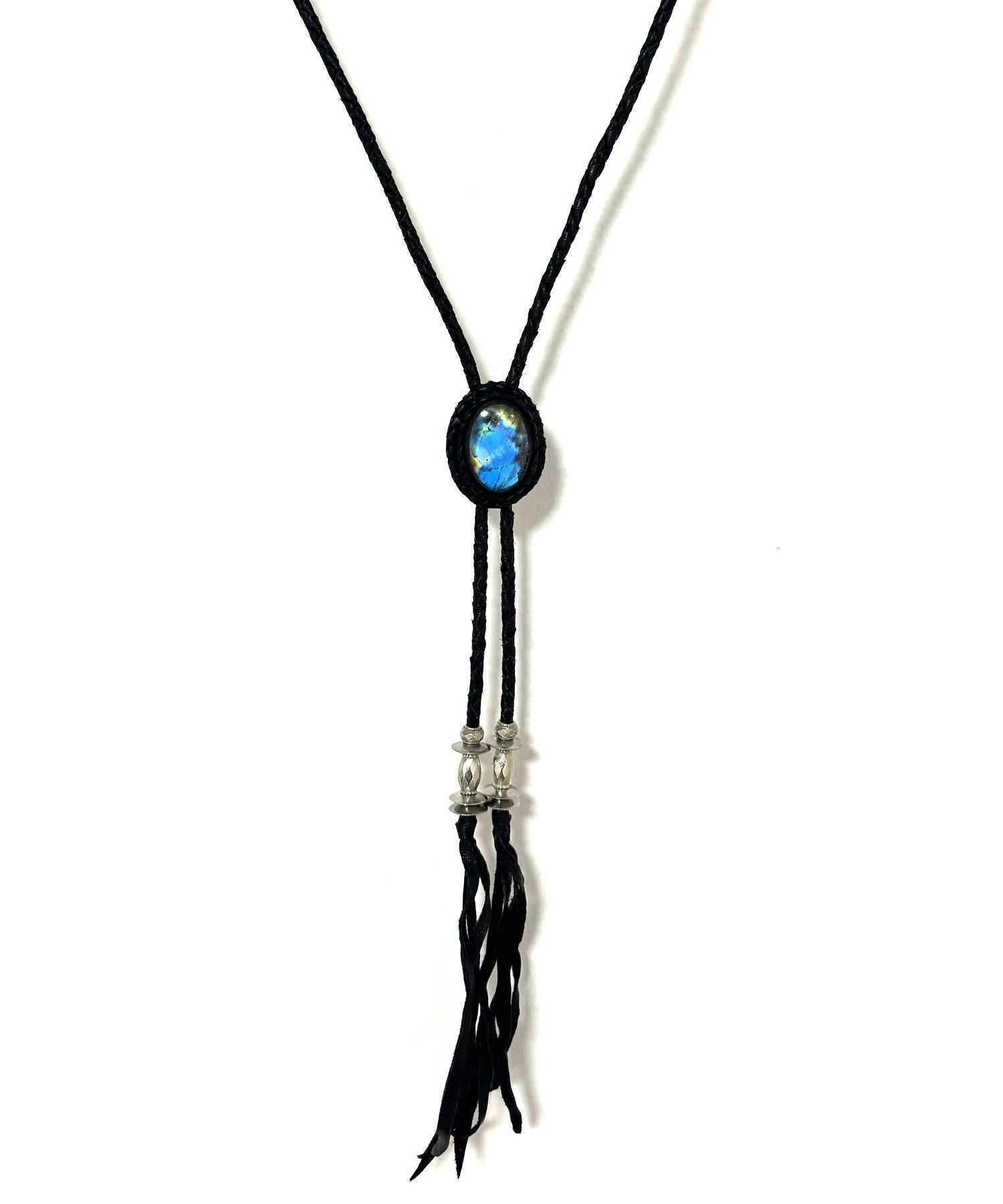 KMRii(ケムリ) Labradorite Loop Tie C