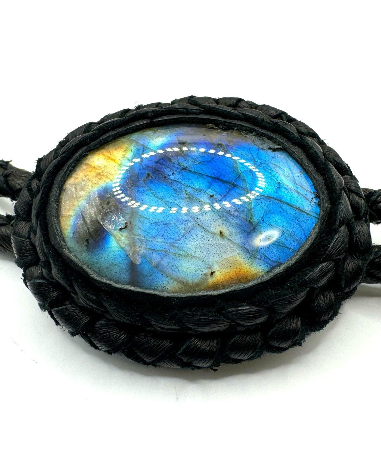 KMRii(ケムリ) Labradorite Loop Tie C