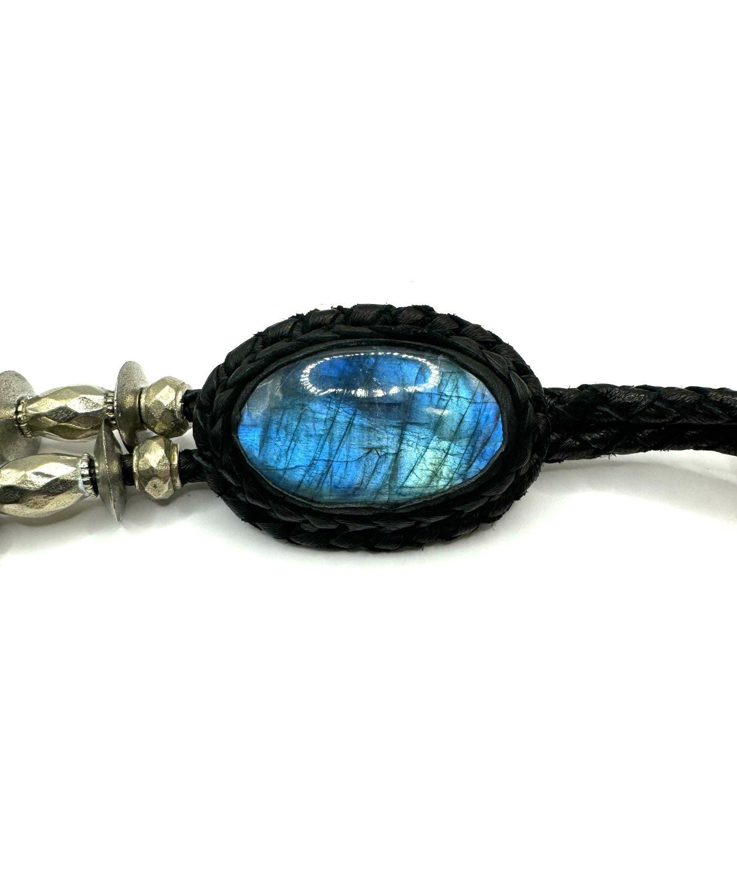 KMRii(ケムリ) Labradorite Loop Tie A