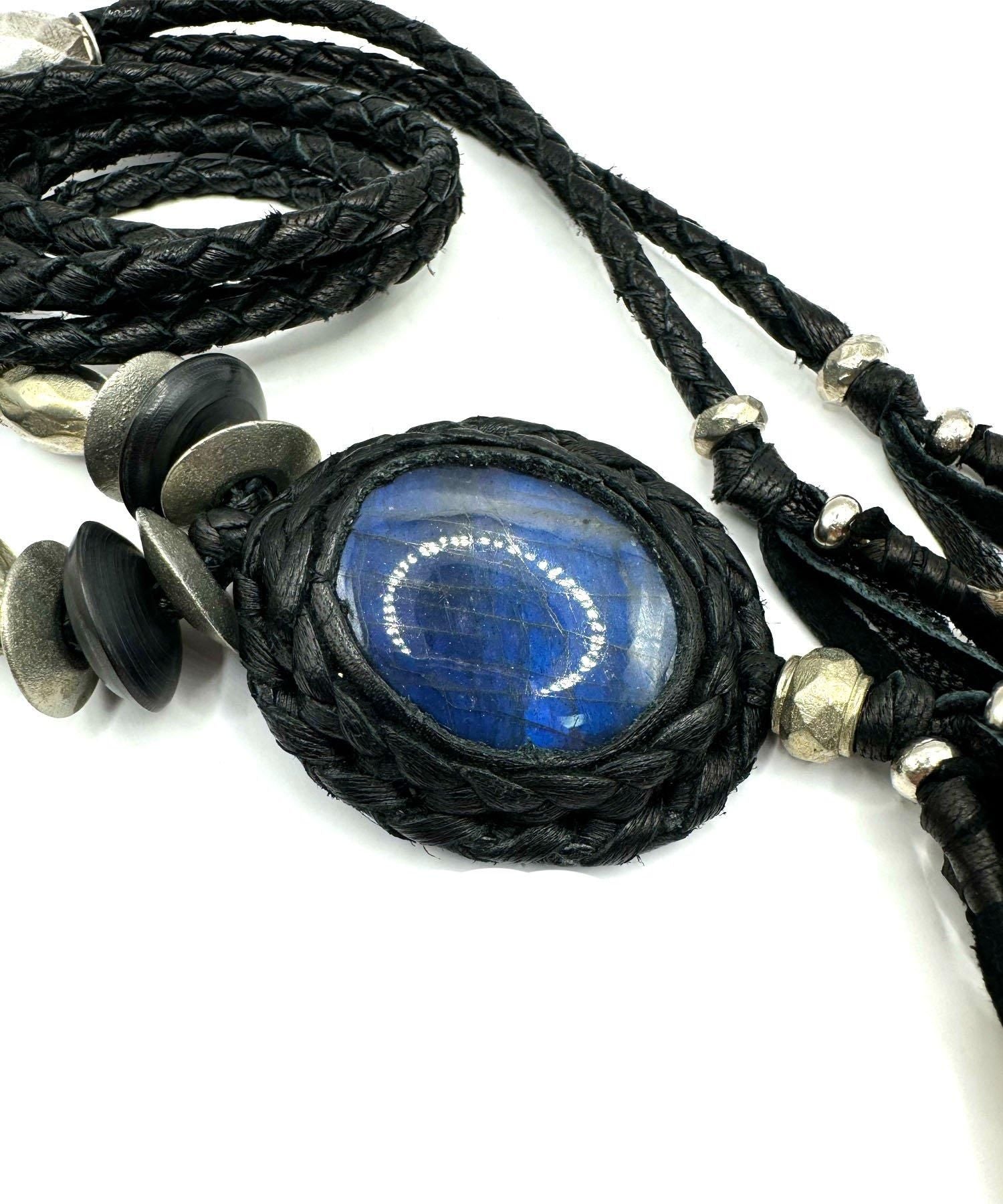 KMRii(ケムリ)TRAPNEST 復刻別注 Labradorite Necklace/ BS E