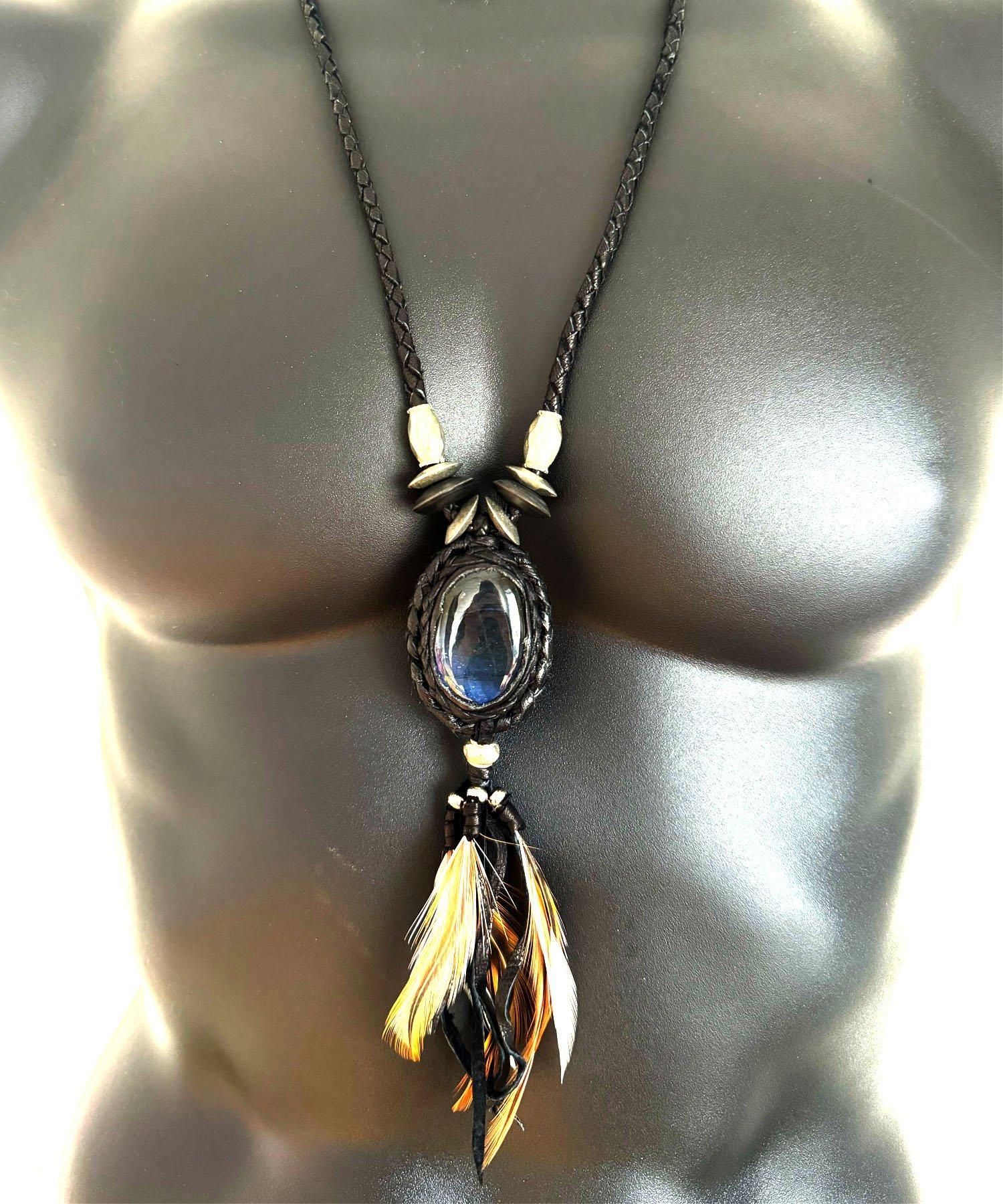 KMRii(ケムリ)TRAPNEST 復刻別注 Labradorite Necklace/ BS D