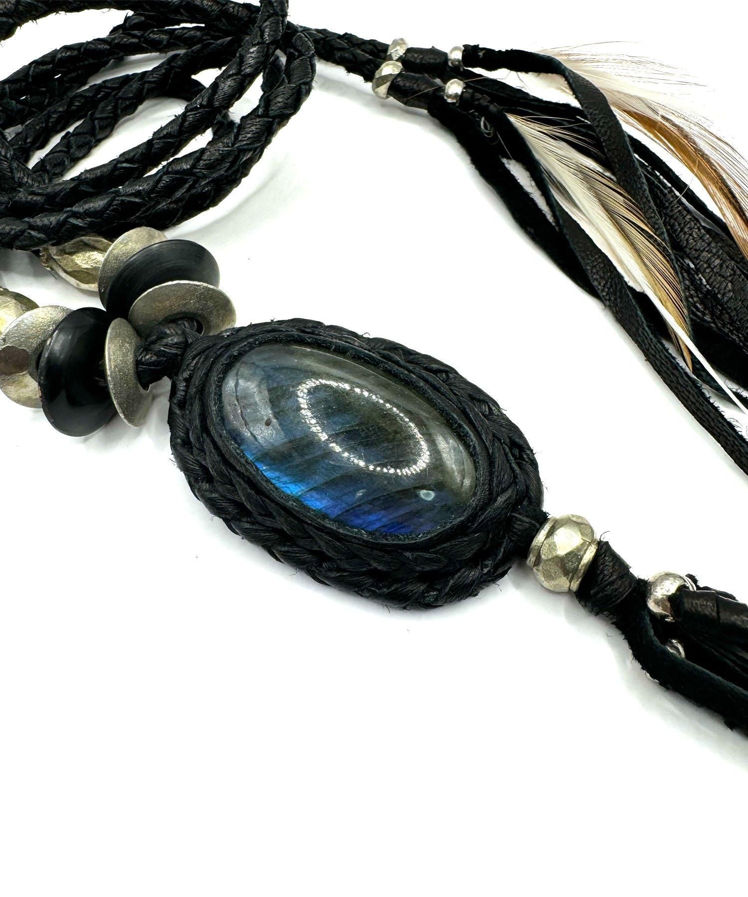 KMRii(ケムリ)TRAPNEST 復刻別注 Labradorite Necklace/ BS C