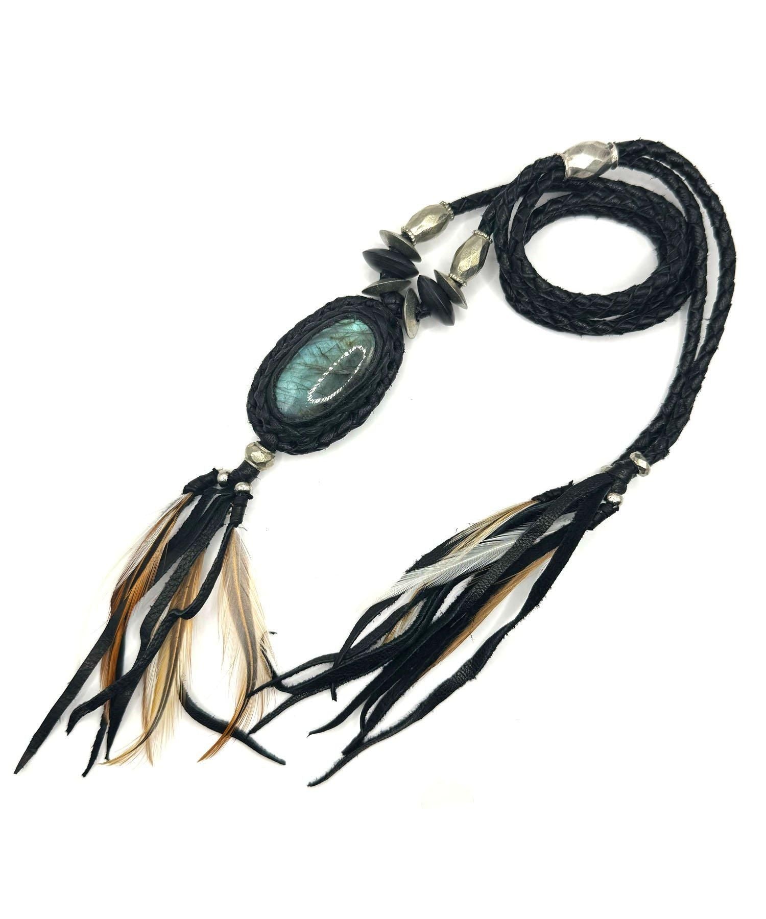 KMRii(ケムリ)TRAPNEST 復刻別注 Labradorite Necklace/ BS B
