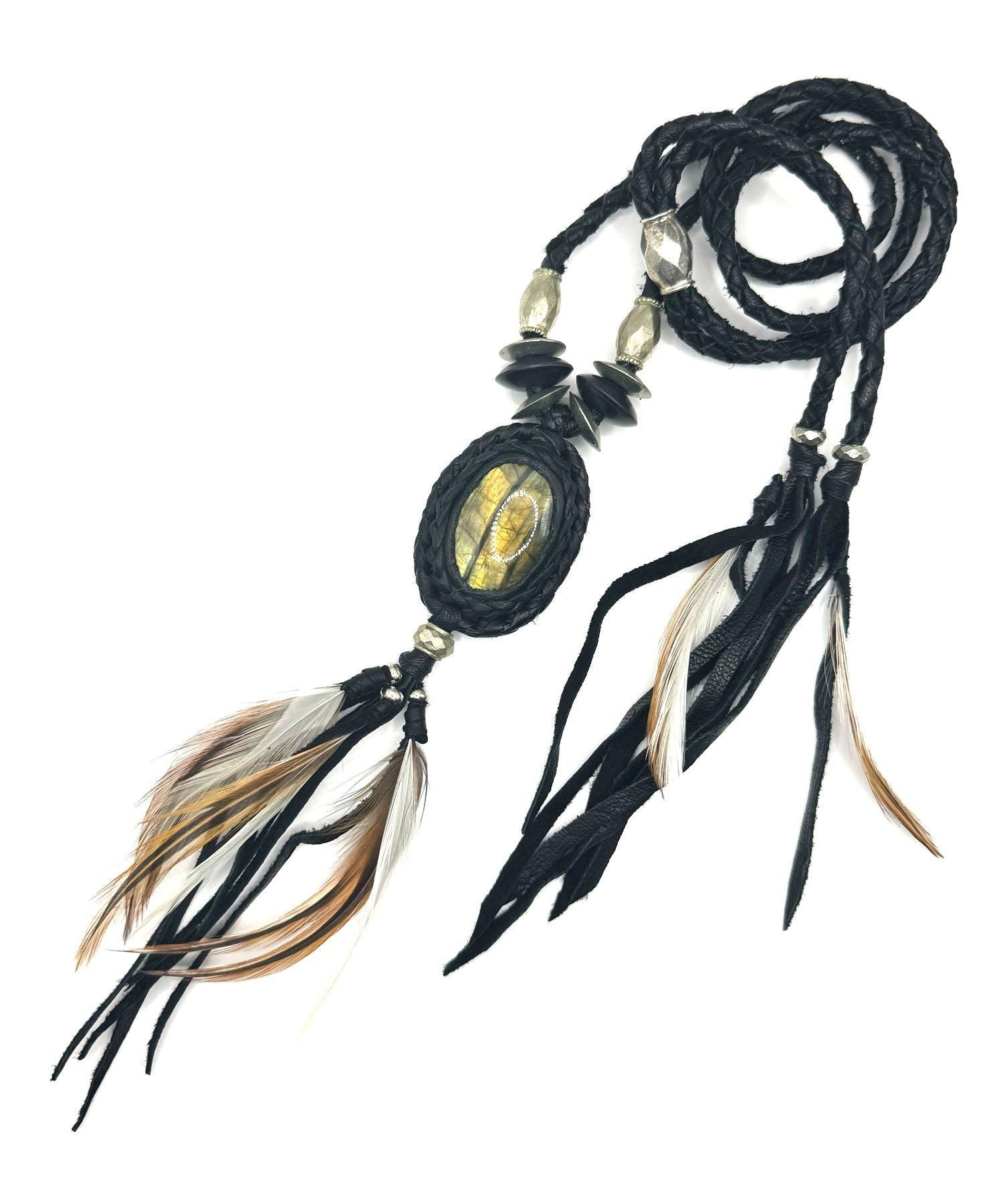 KMRii(ケムリ)TRAPNEST 復刻別注 Labradorite Necklace/ BS A